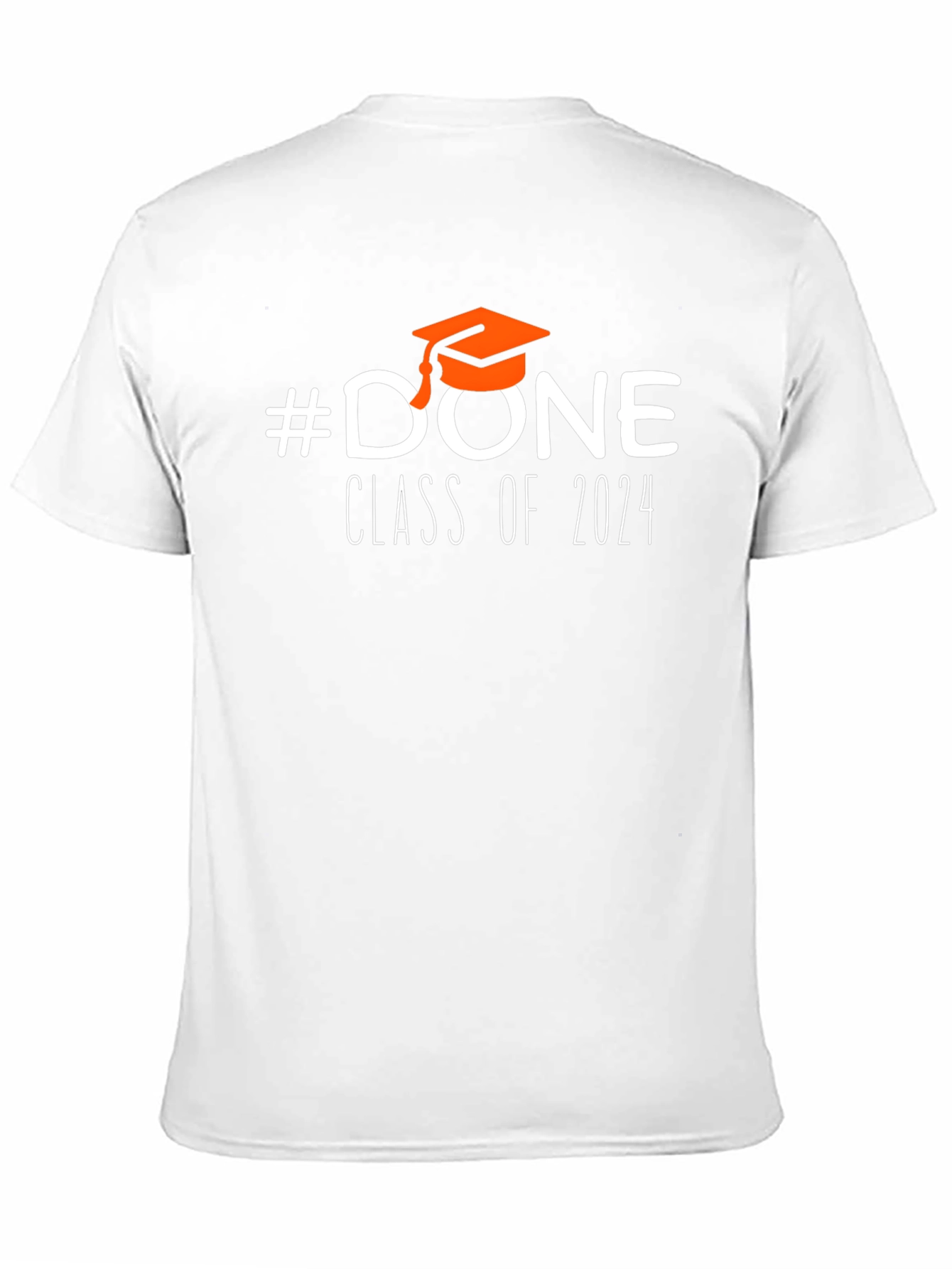 Black #DONE Class of 2024 Graduation T-Shirt view 11