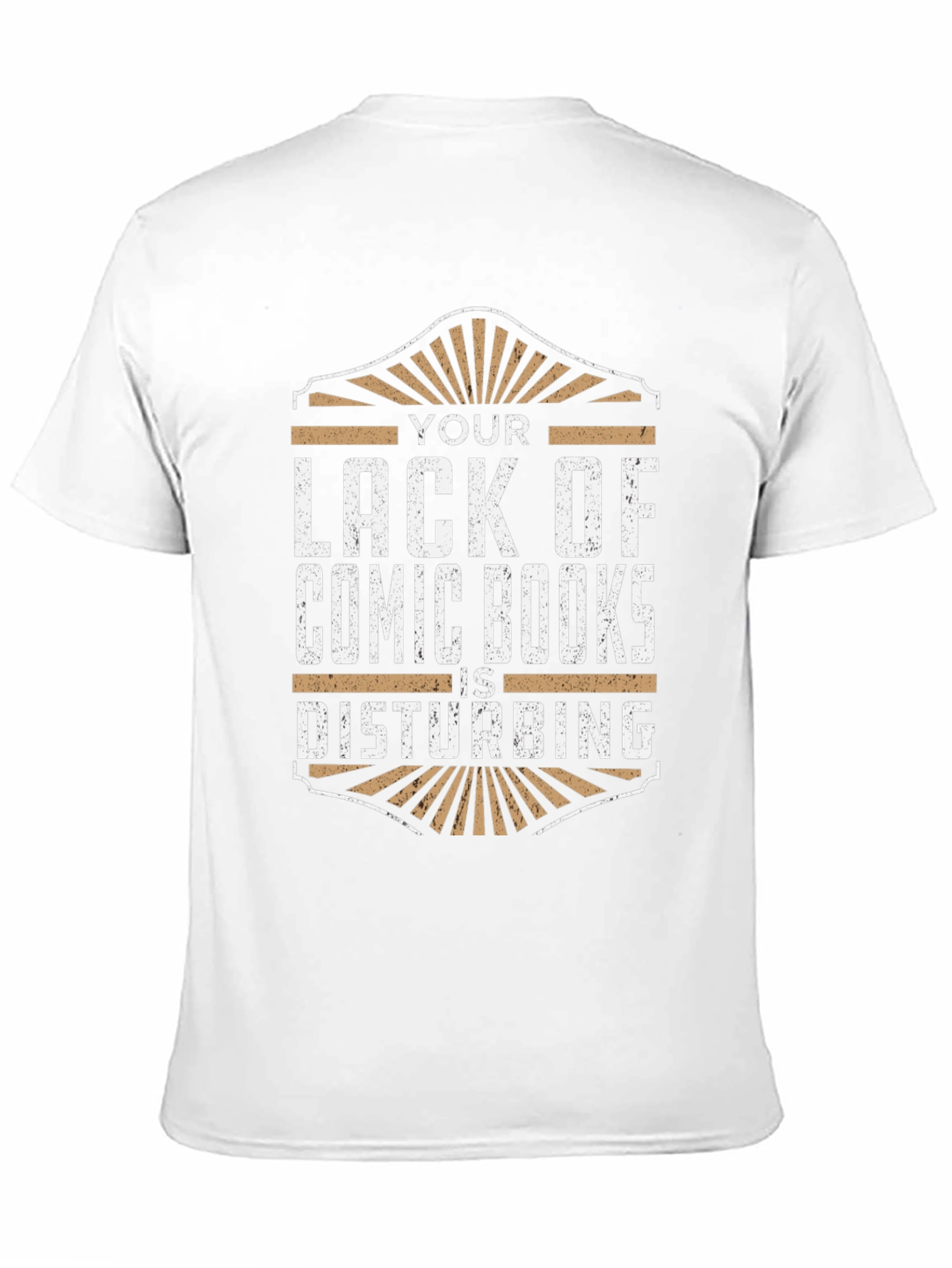 Black Comic Book Fan T-Shirt - Your Lack Is Disturbing! view 11