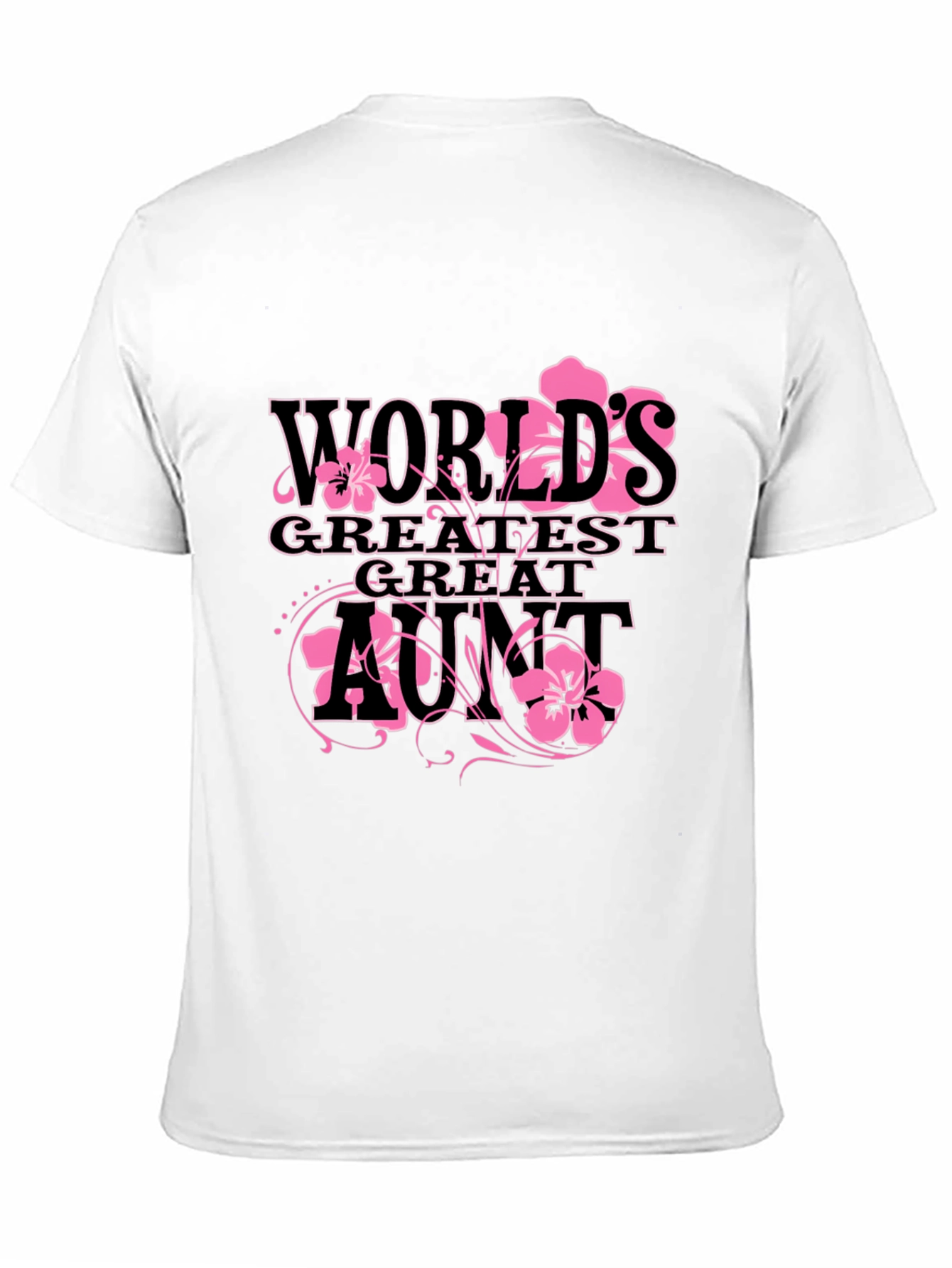 Black World's Greatest Great Aunt T-Shirt view 11