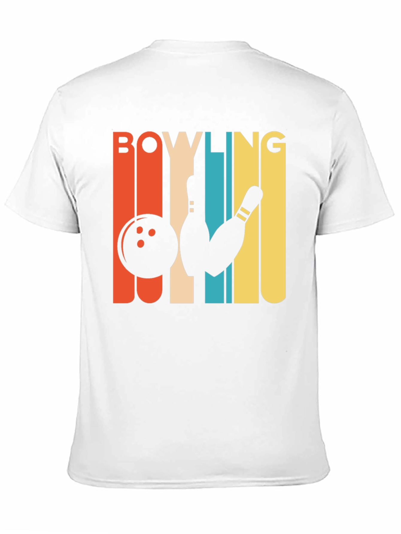 Black Retro Bowling T-Shirt - Vintage Style Graphic Tee view 11