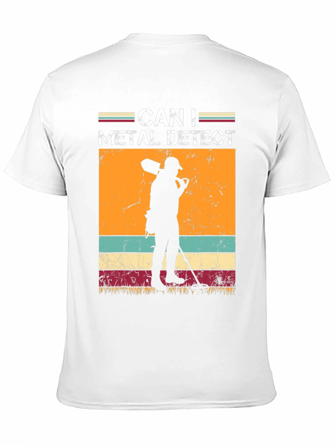 Black Can I Metal Detect T-Shirt - Hobby Tee view 11