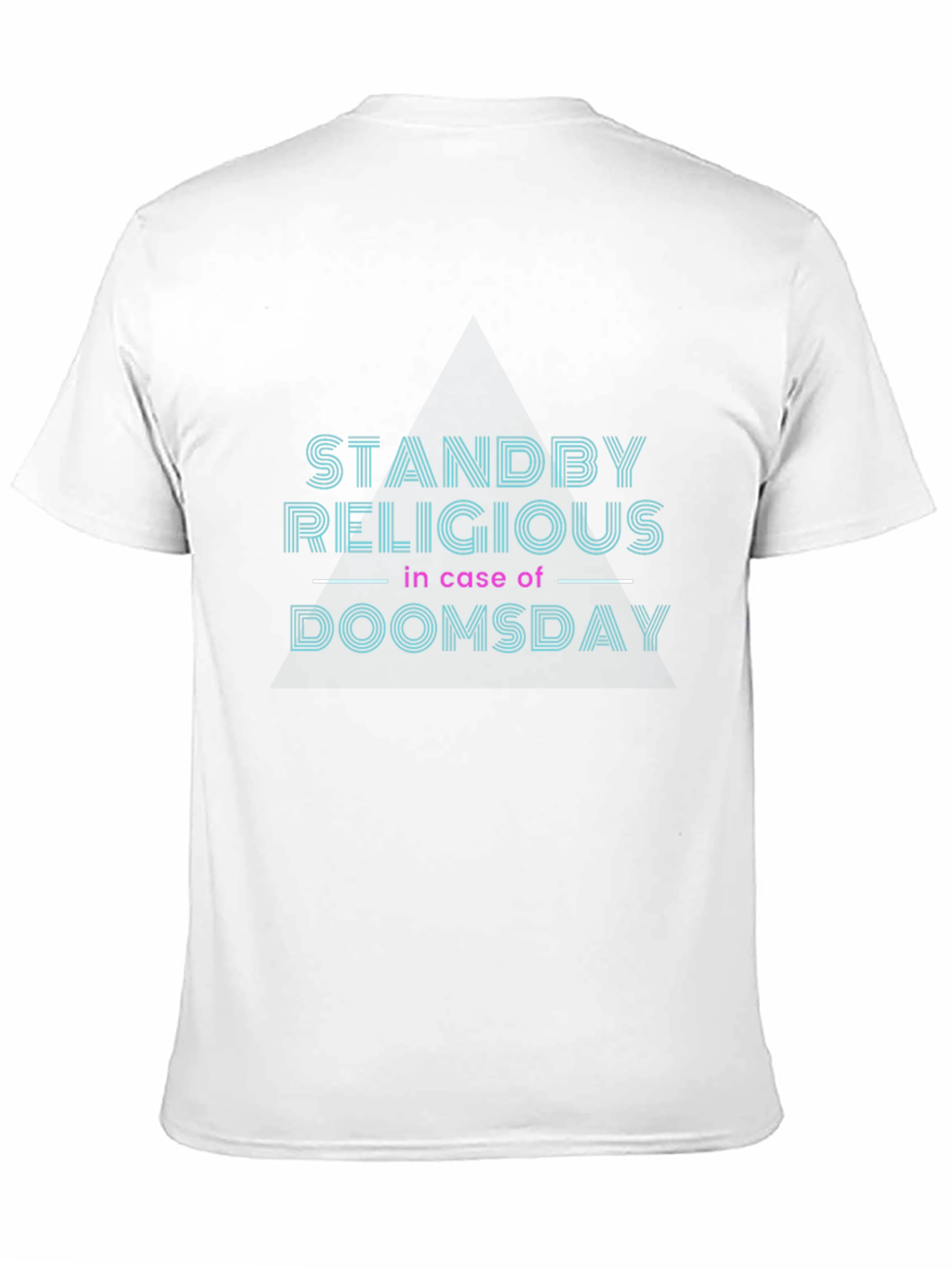 Black Standby Religious Doomsday T-Shirt view 11