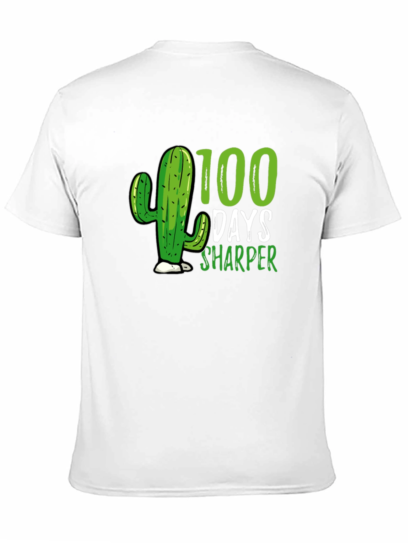 Black 100 Days Sharper Cactus T-Shirt view 11