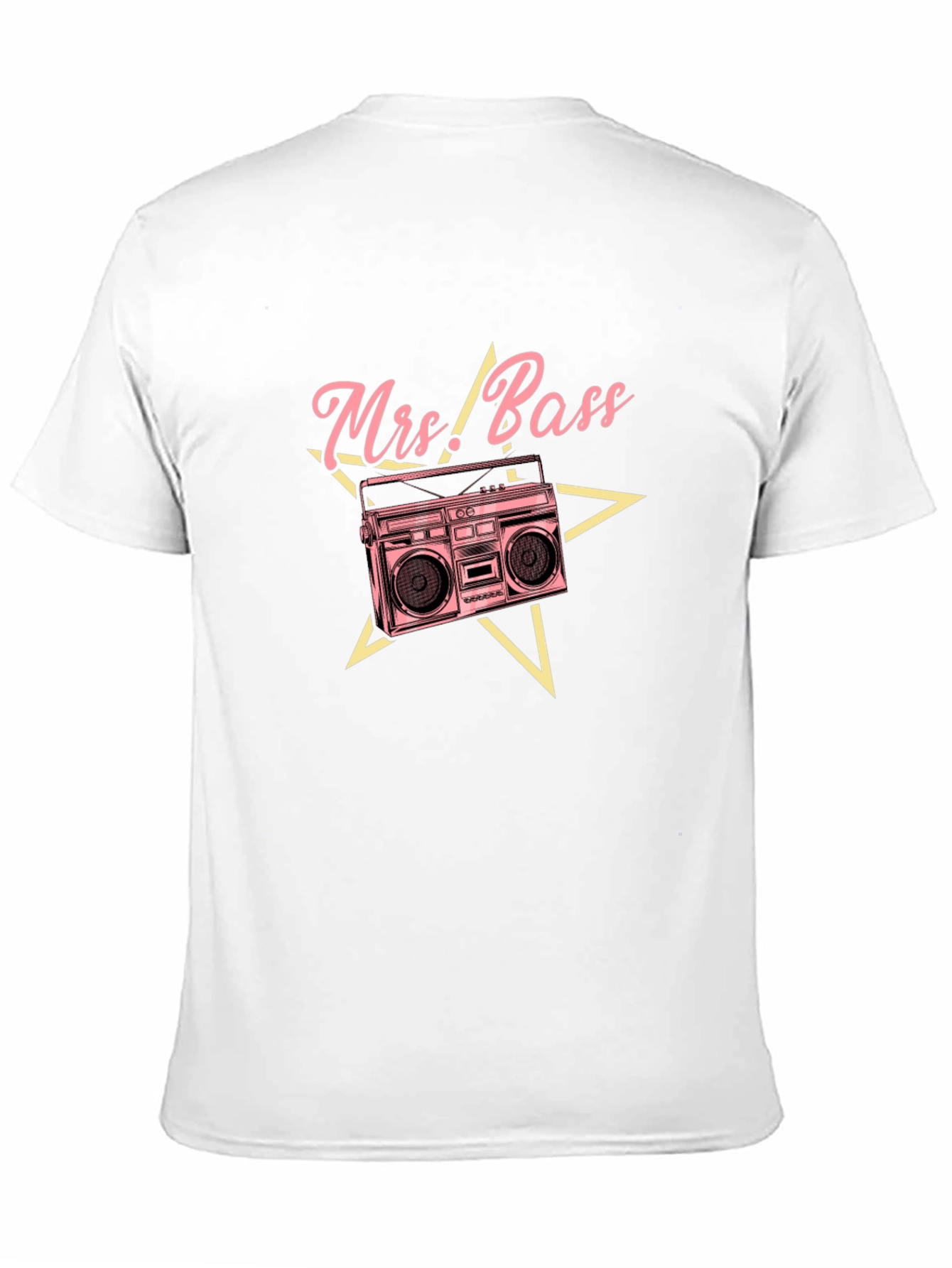 Black Mrs. Bass Retro Boombox Graphic Tee view 11