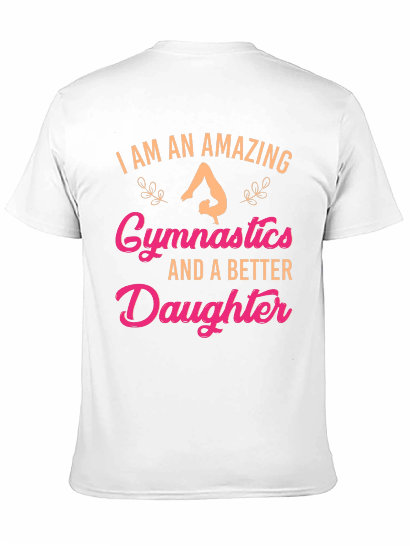 Black Amazing Gymnastics Daughter Graphic Tee view 11