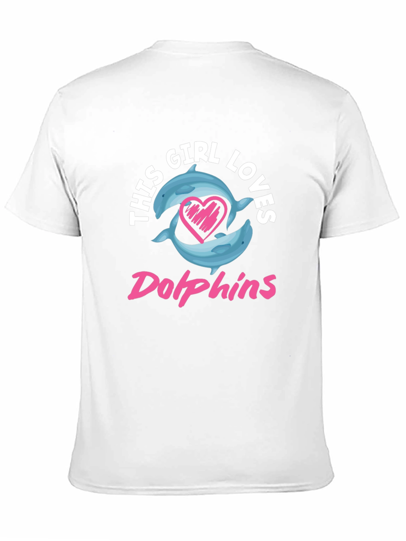 Black Girl Loves Dolphins T-Shirt - Graphic Tee view 11