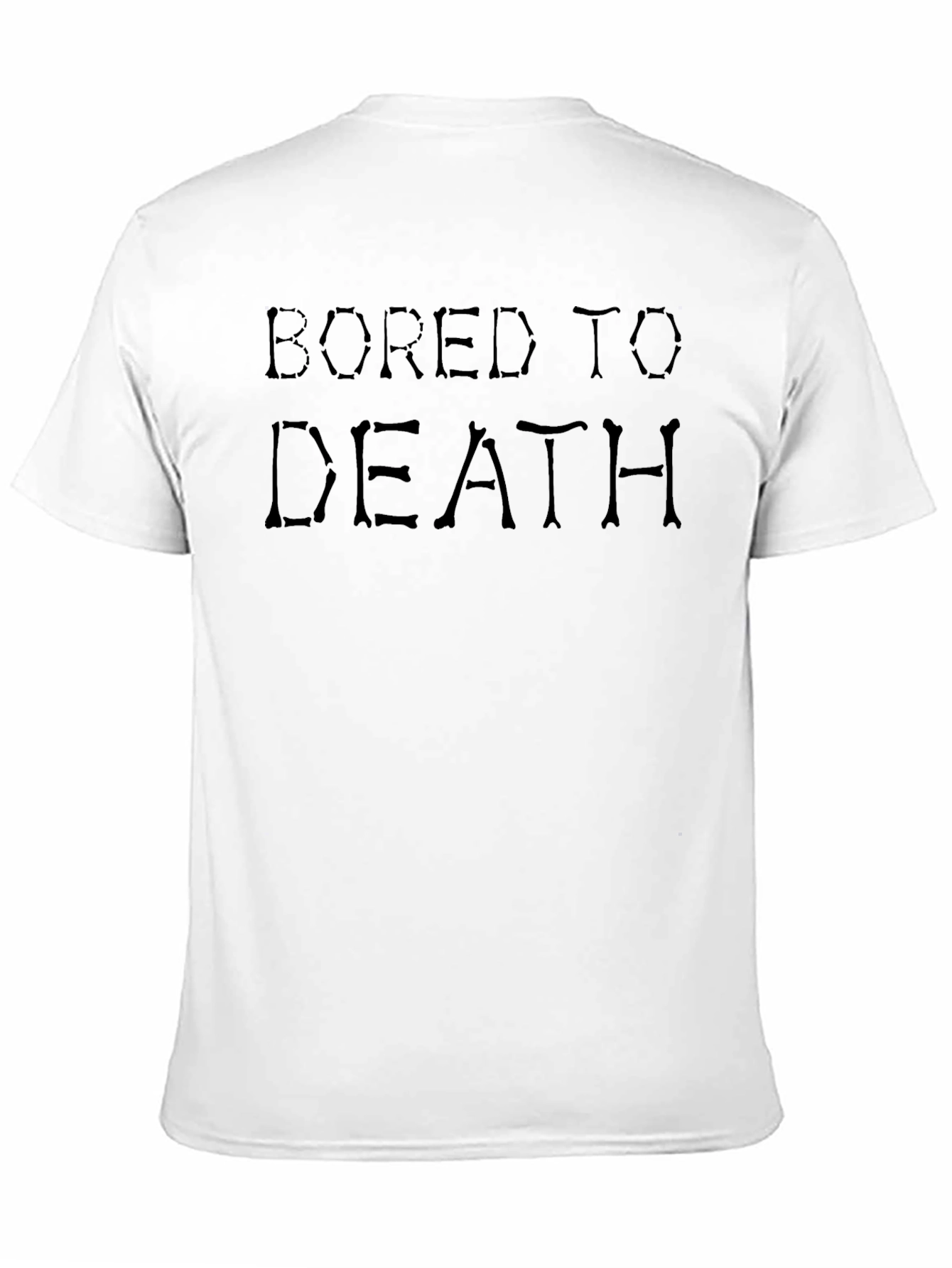 Black Bored to Death Graphic Tee - Black T-Shirt view 11