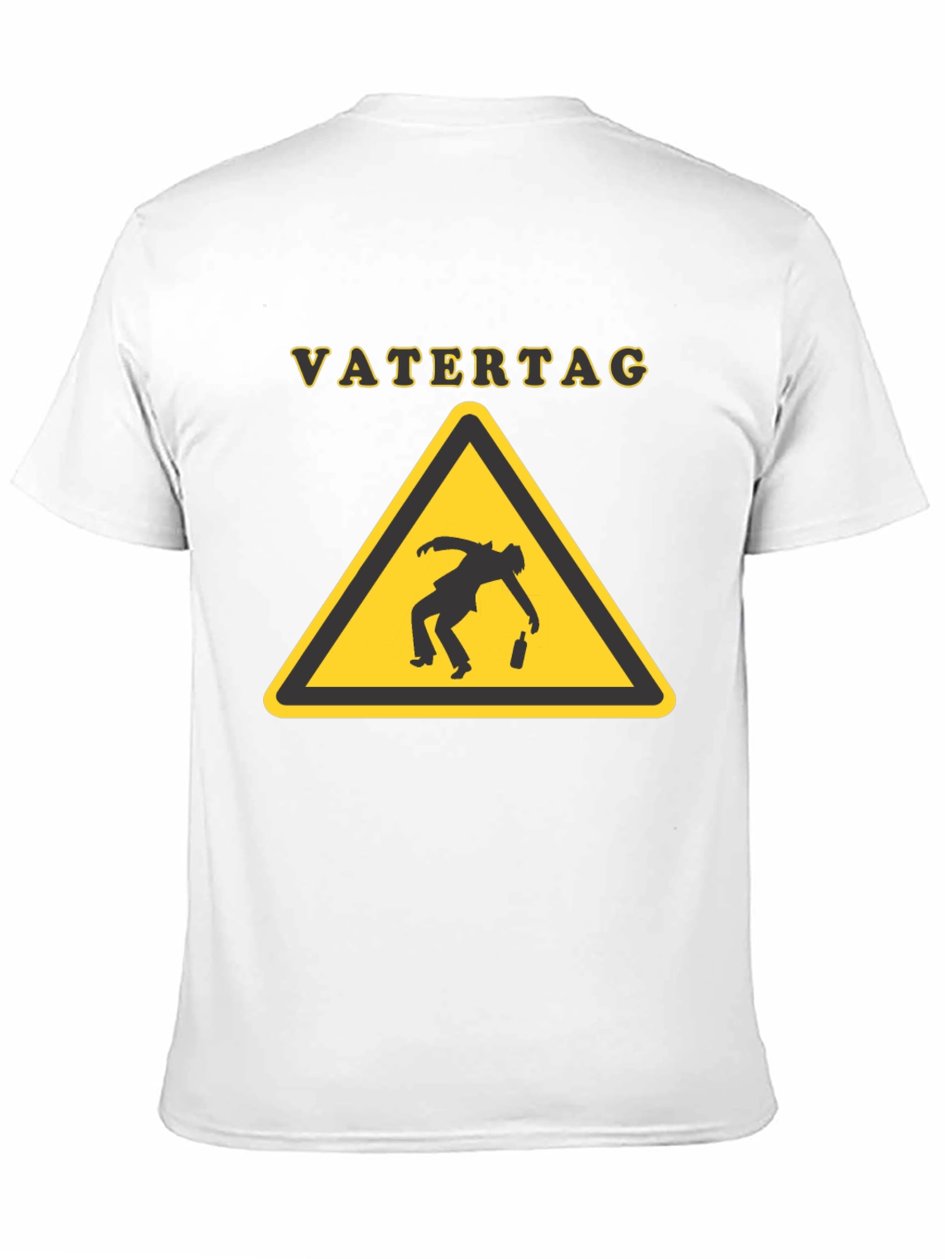 Black Vatertag Warning T-Shirt view 11