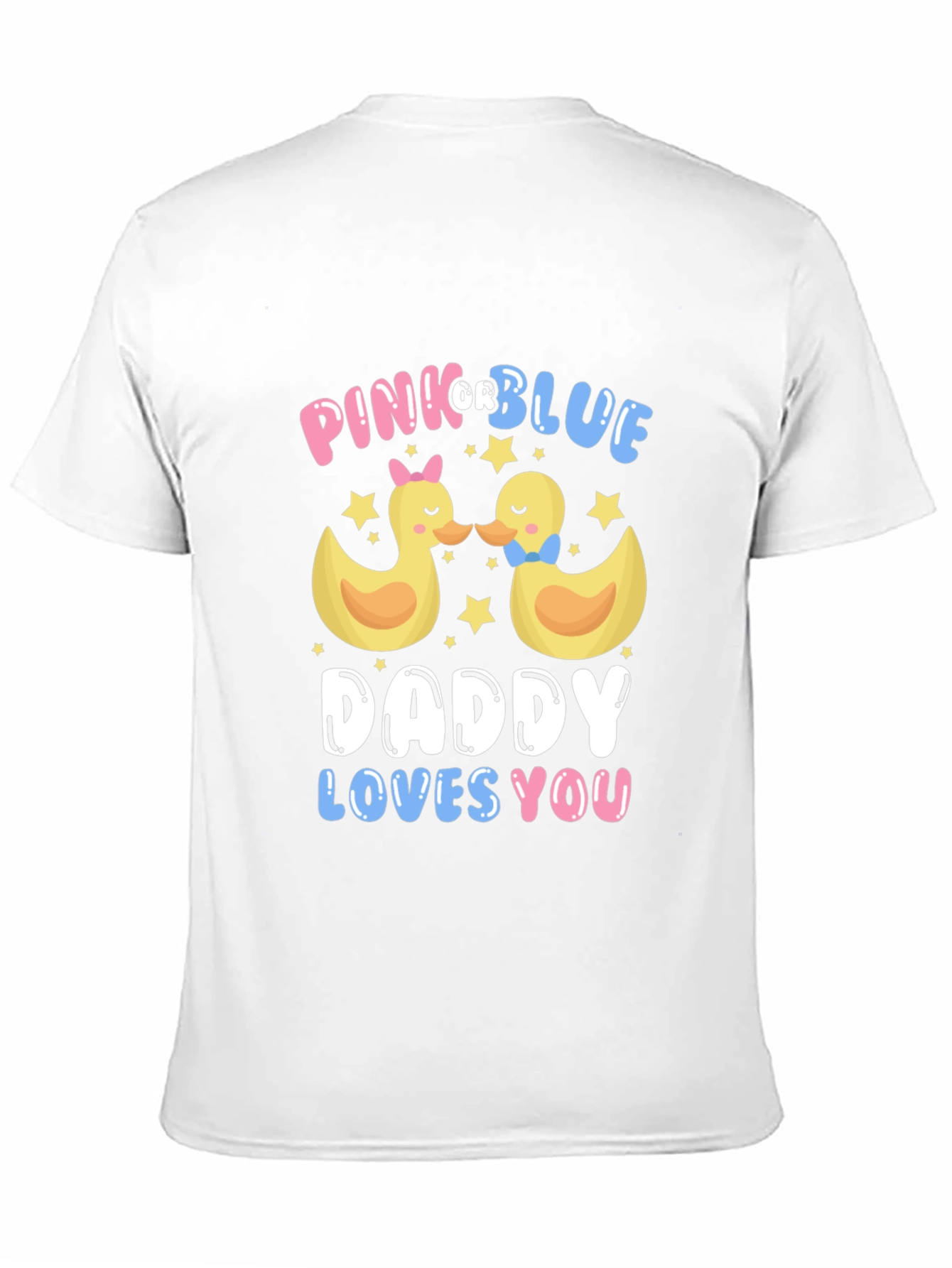 Pink or Blue Daddy Loves You T-Shirt - 11