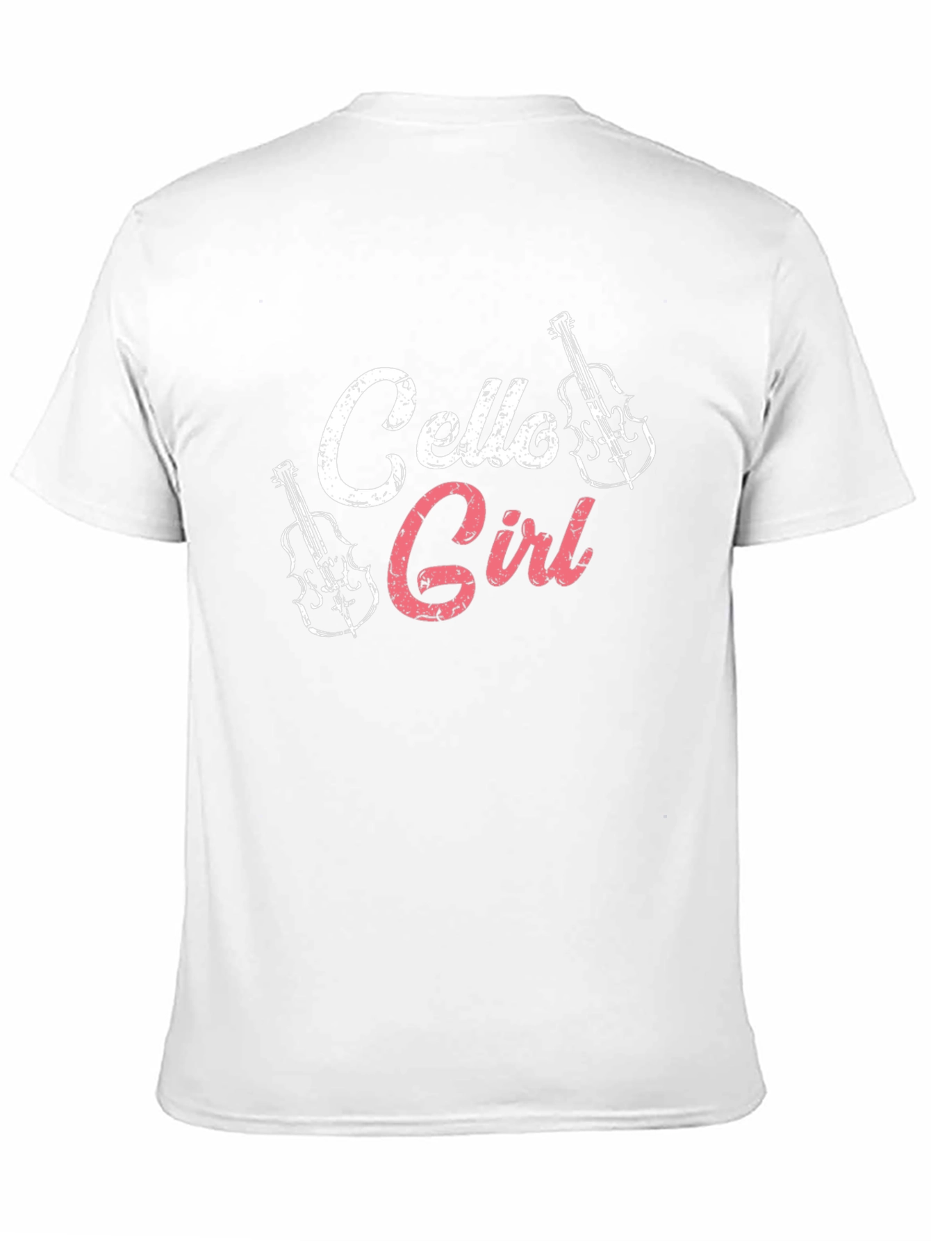 Black Cello Girl T-Shirt - Musical Instrument Tee view 11
