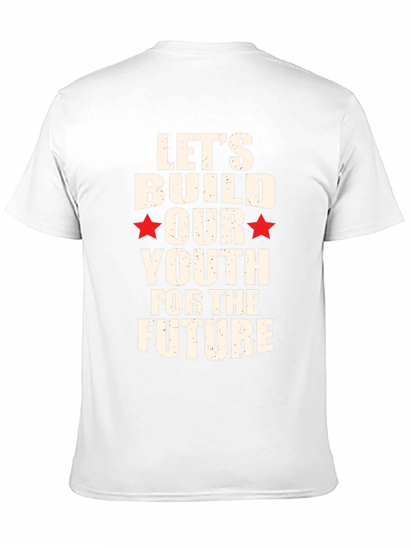 Black Build Our Youth T-Shirt - Positive Message Graphic Tee view 11