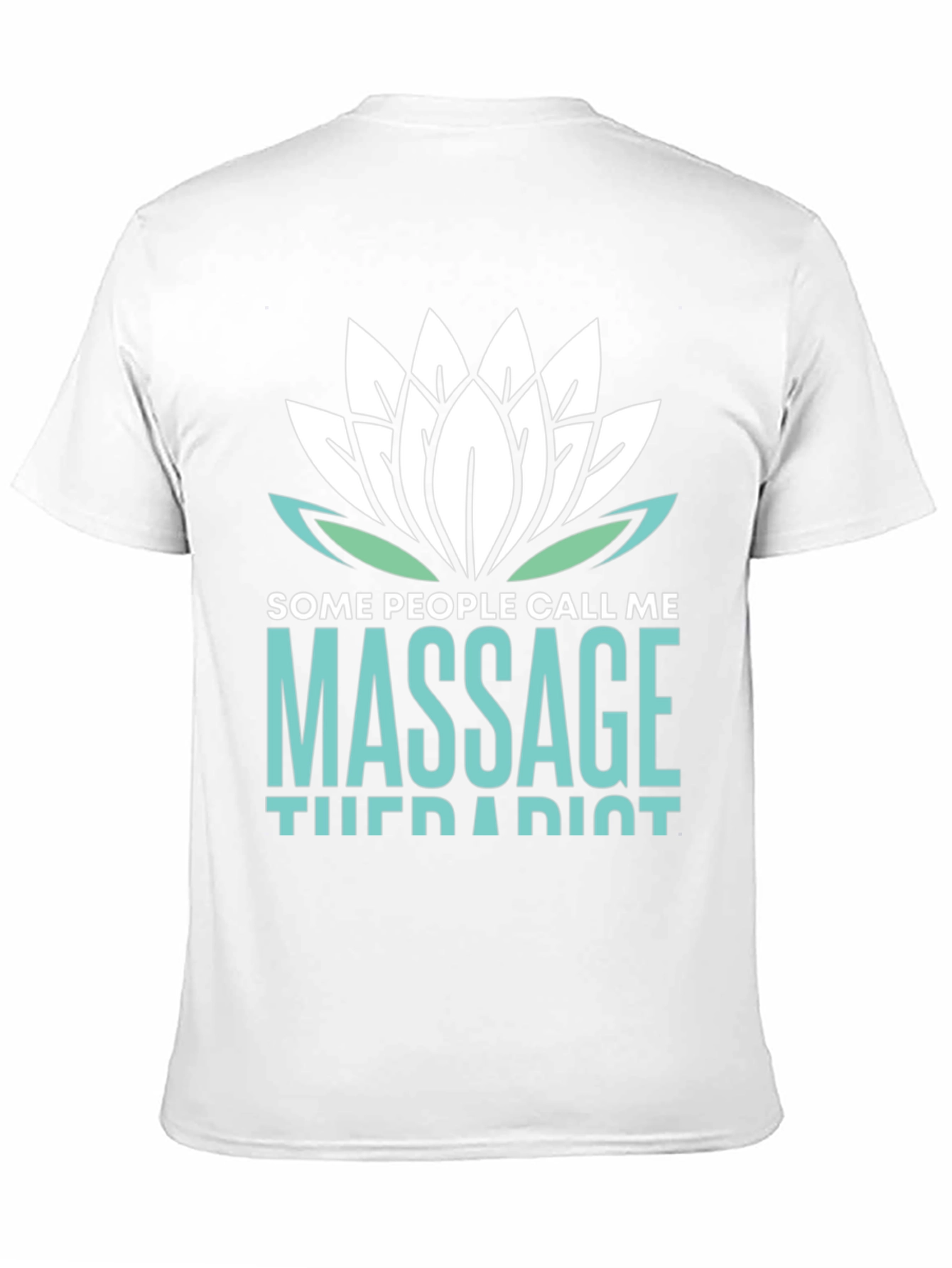 Black Massage Therapist Funny T-Shirt view 11