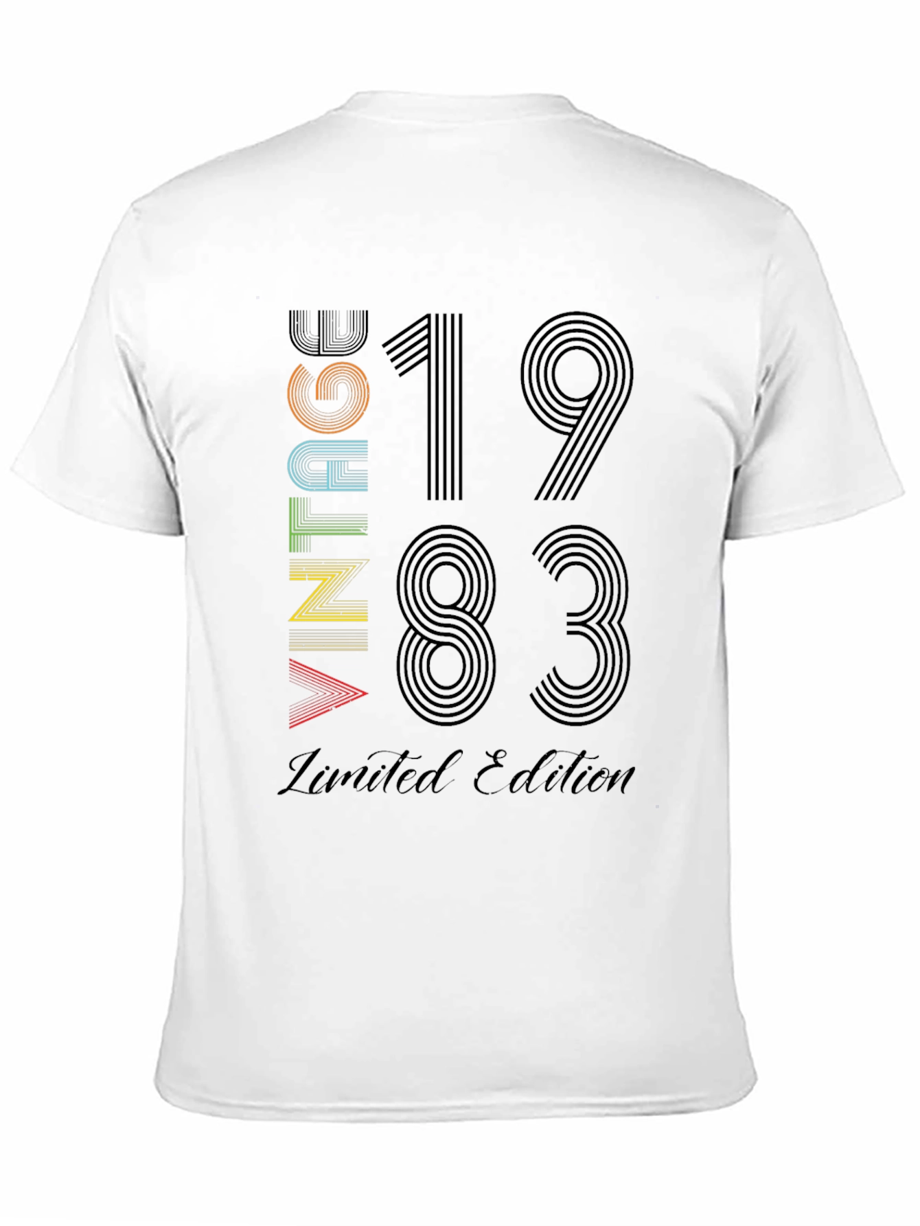 Black Vintage 1983 Limited Edition T-Shirt view 11