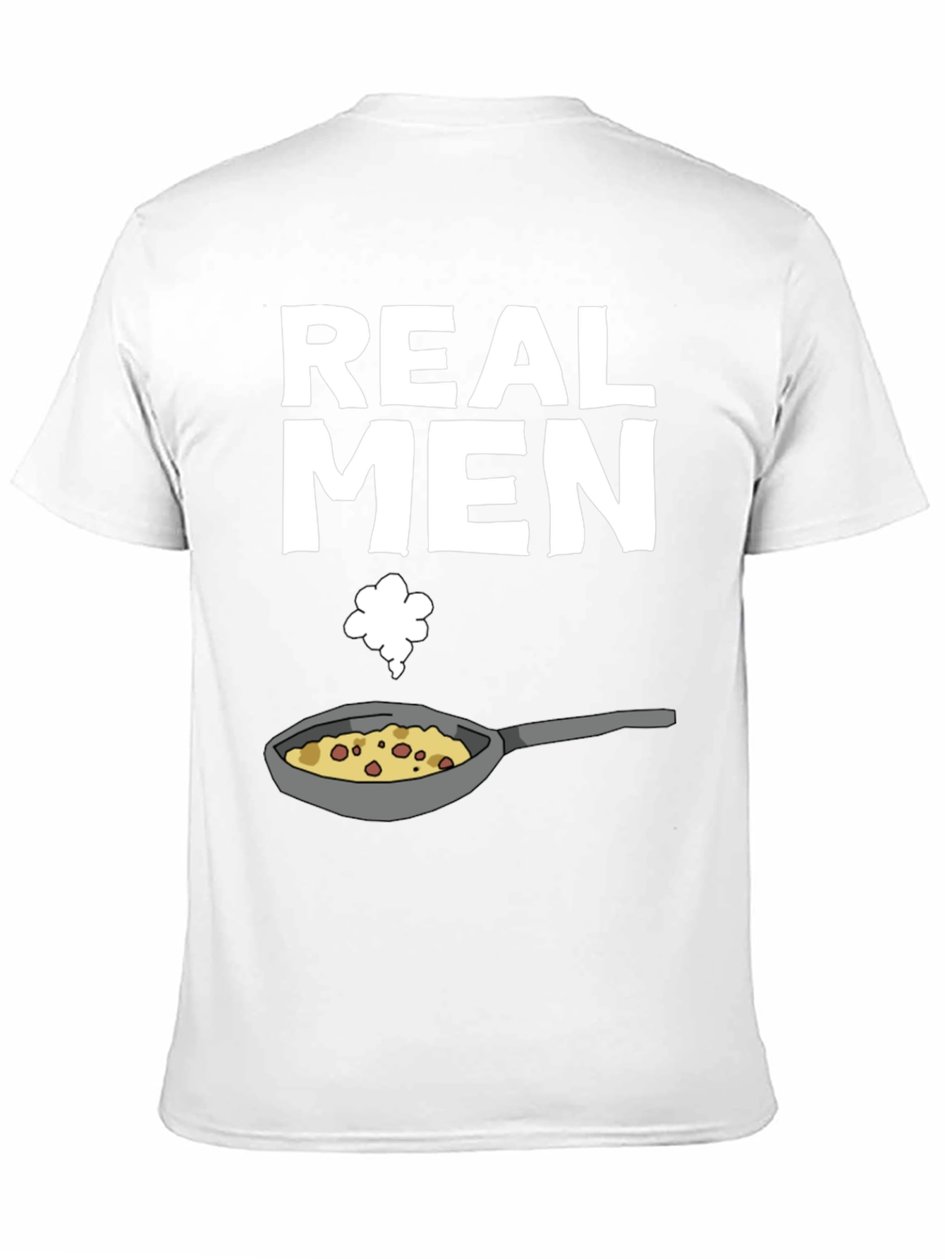 Black Real Men Cook T-Shirt - Funny Culinary Graphic Tee view 11