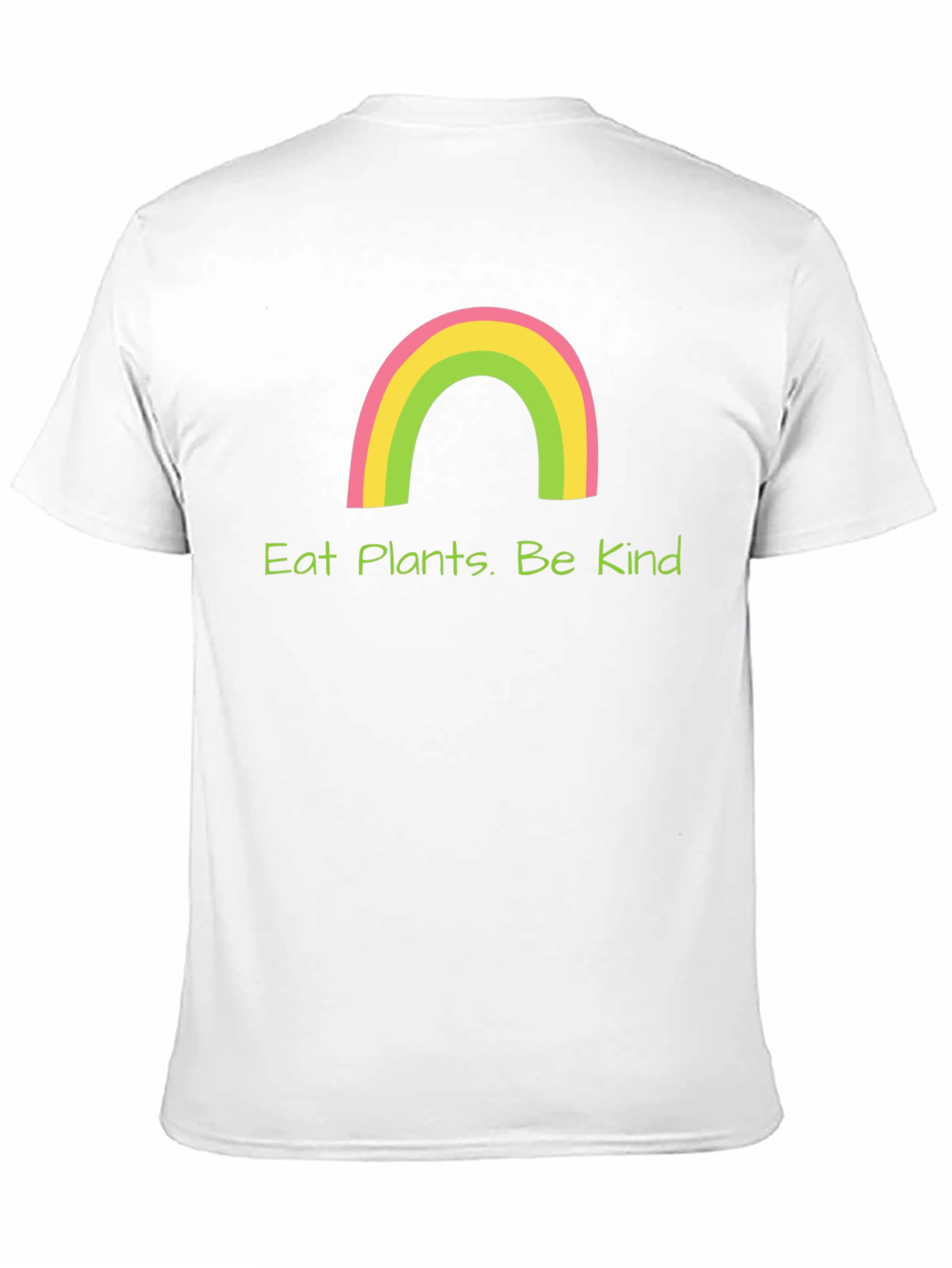 Black Eat Plants. Be Kind T-Shirt view 11