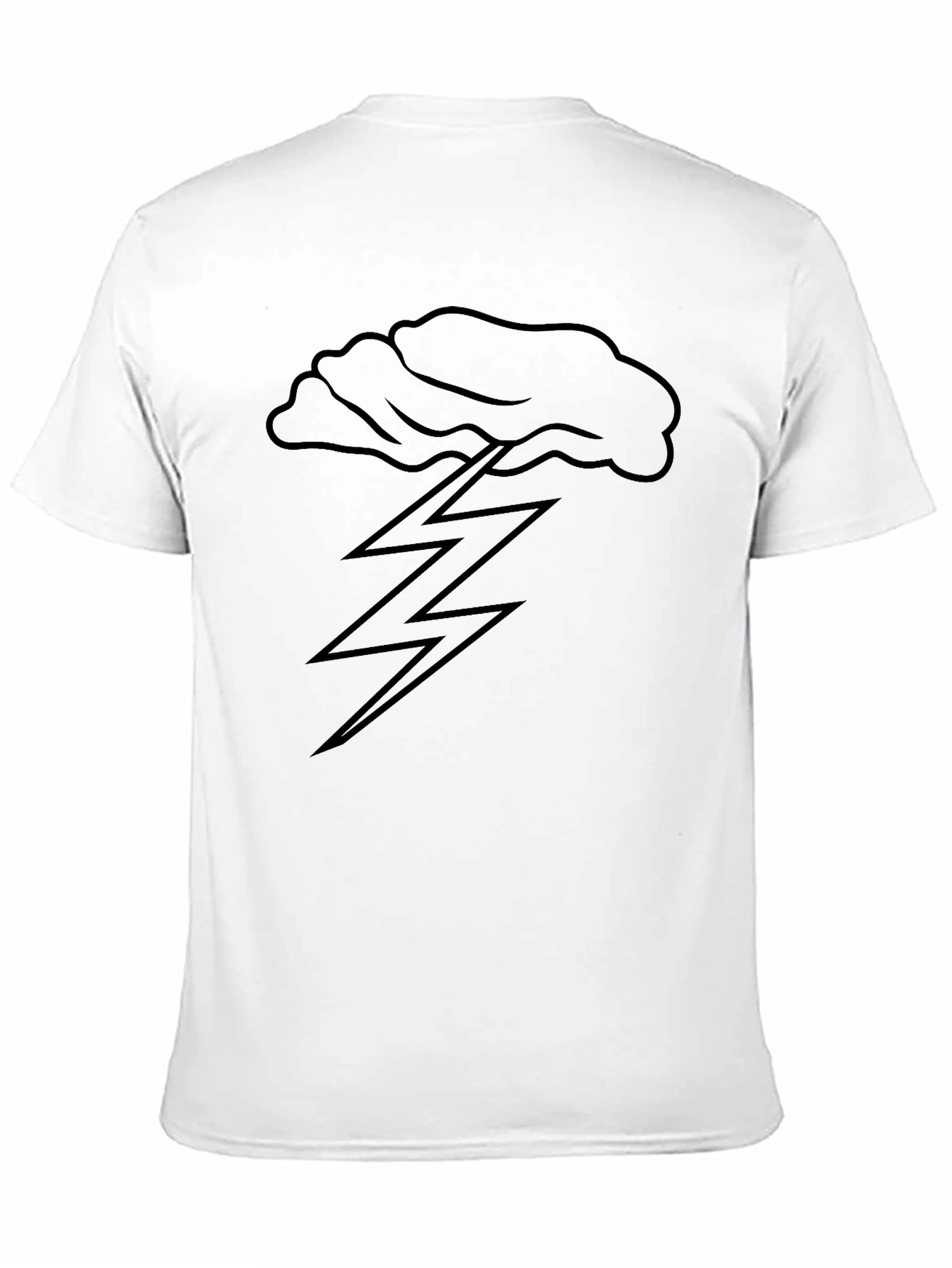 Black Stormy Weather Graphic Tee - Men's Black T-Shirt view 11