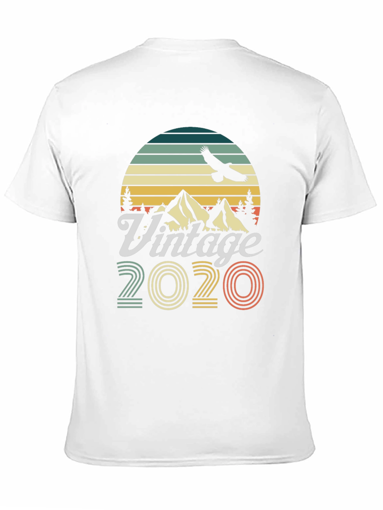 Black Vintage 2020 Graphic T-Shirt view 11