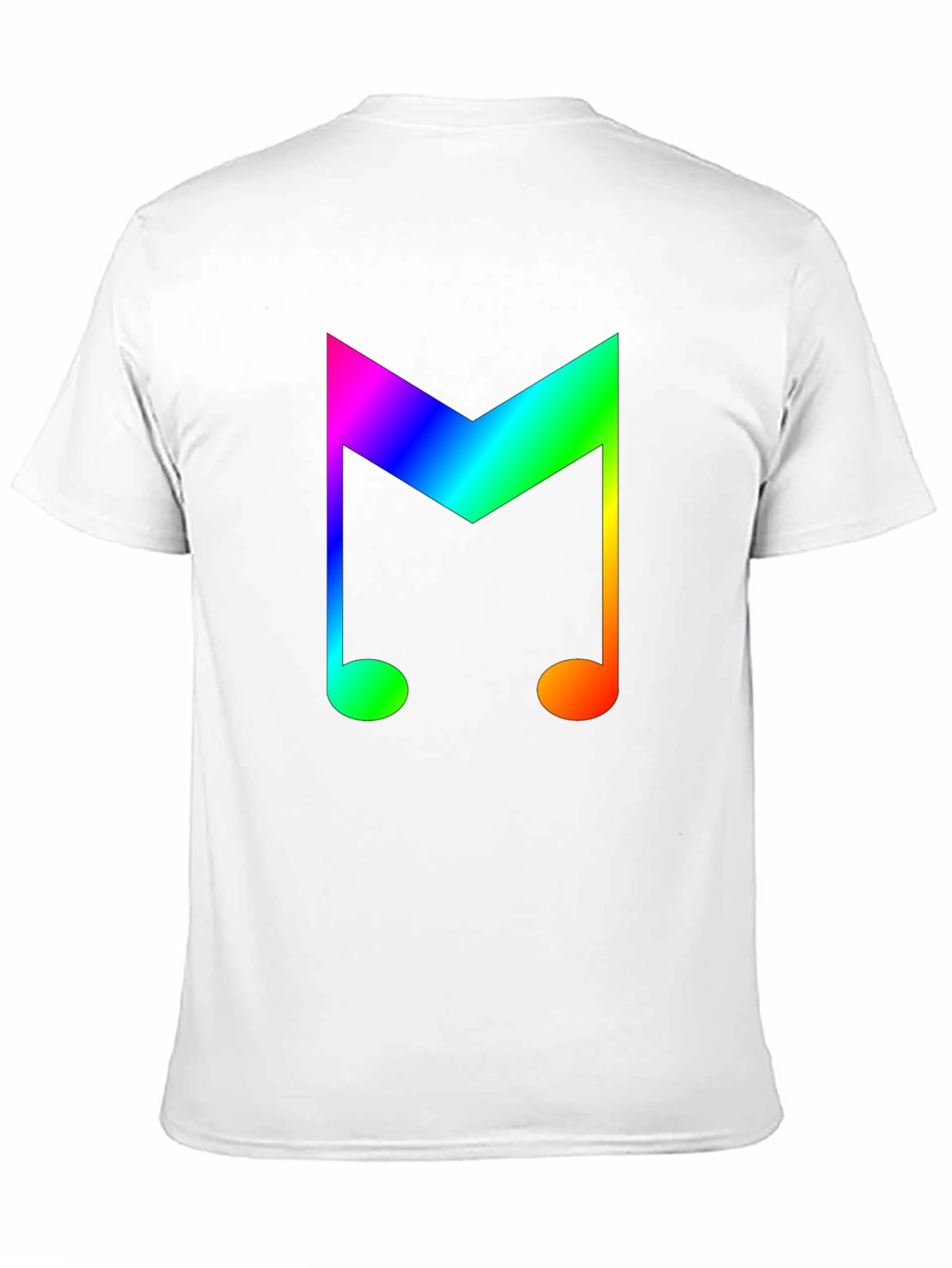 Black Rainbow Music Note Graphic Tee - Stylish Cotton Shirt view 11