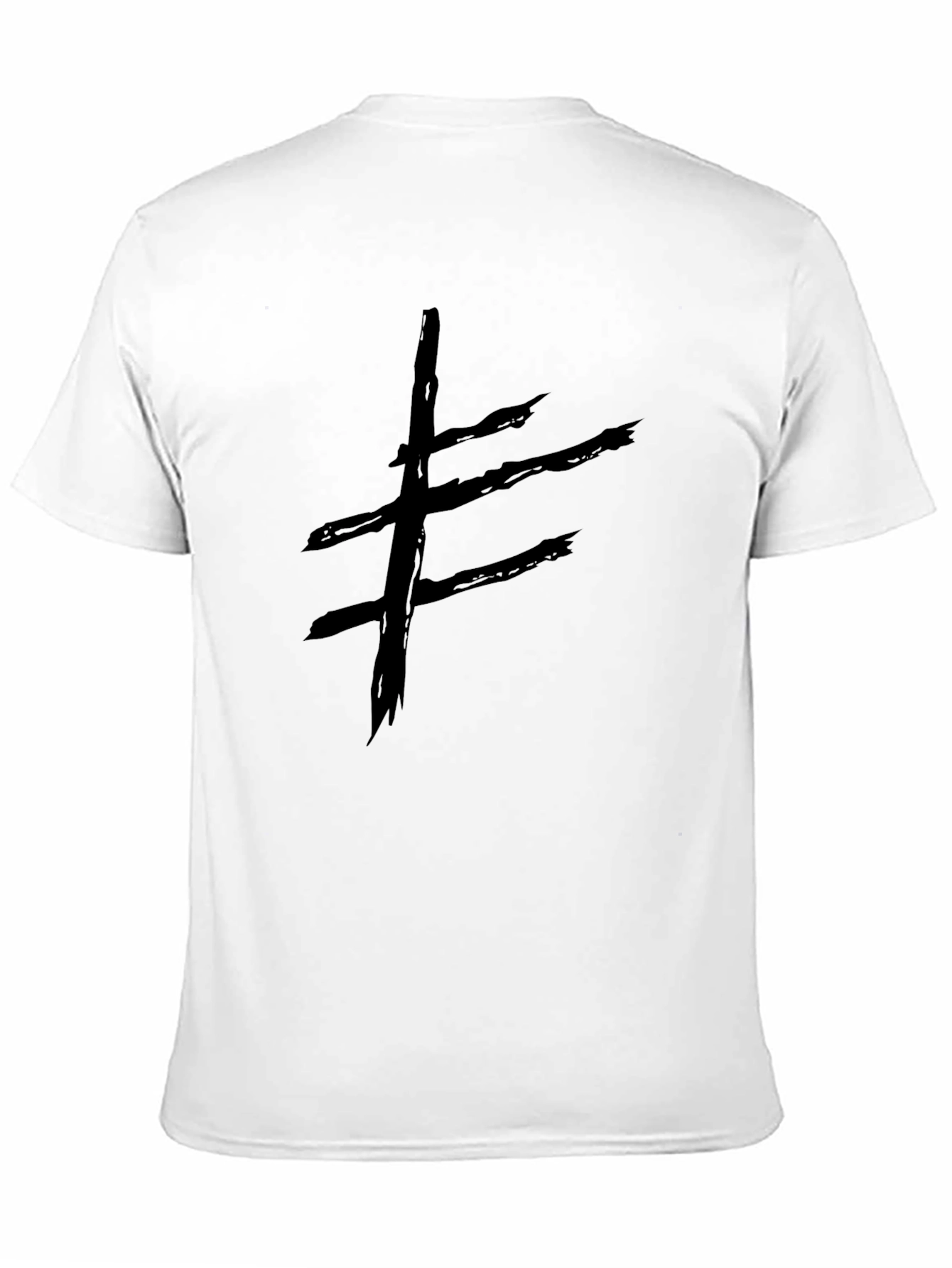 Black Graphic Tee - Abstract Symbol view 11
