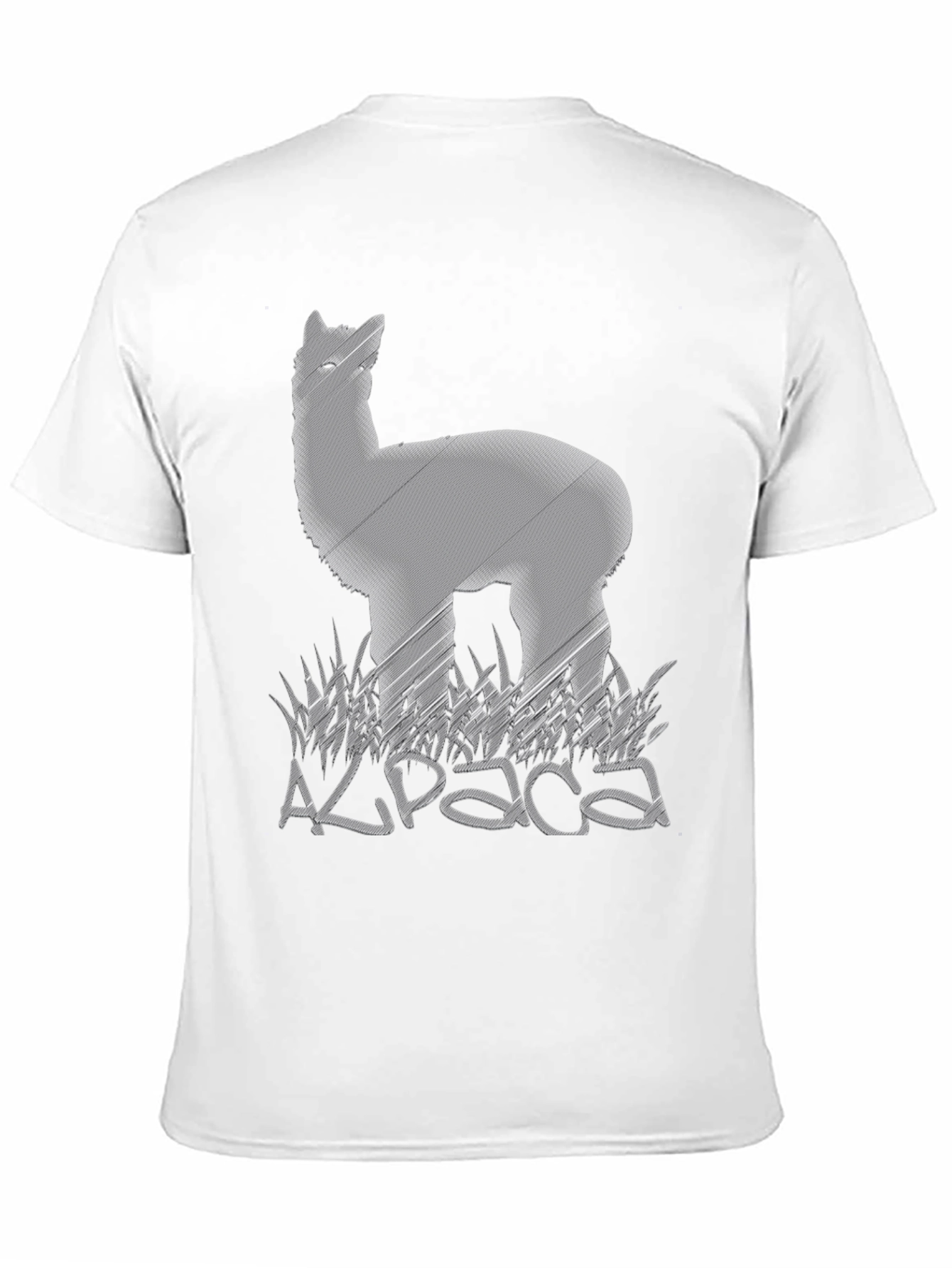 Black Alpaca Graphic Tee - Soft Cotton Blend view 11