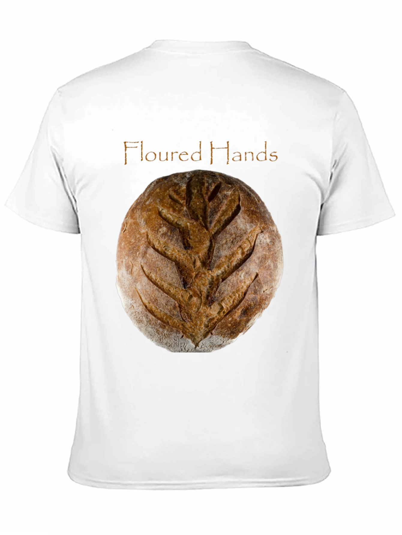 Black Floured Hands Bread T-Shirt view 11