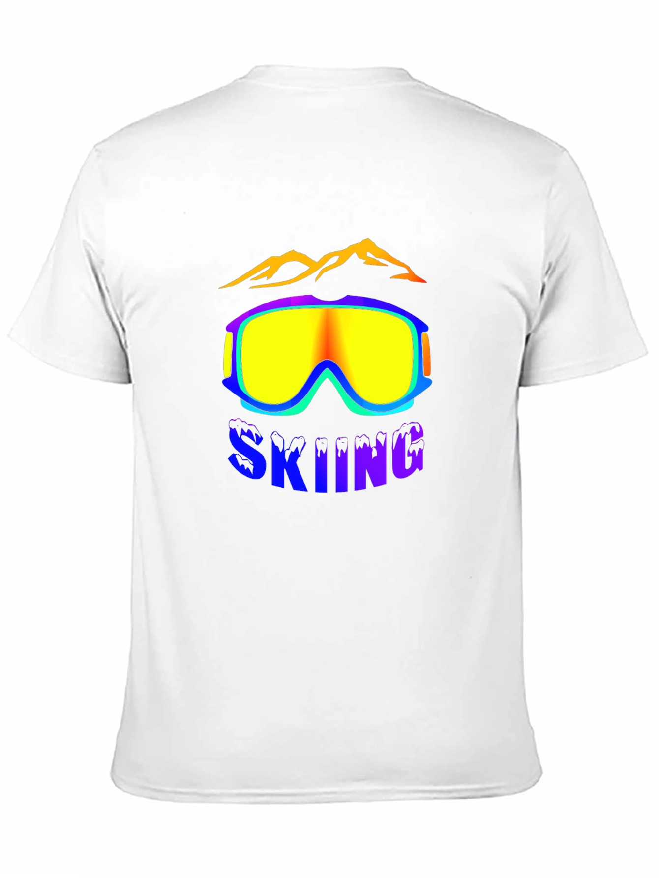 Black Skiing Graphic Tee - Black view 11
