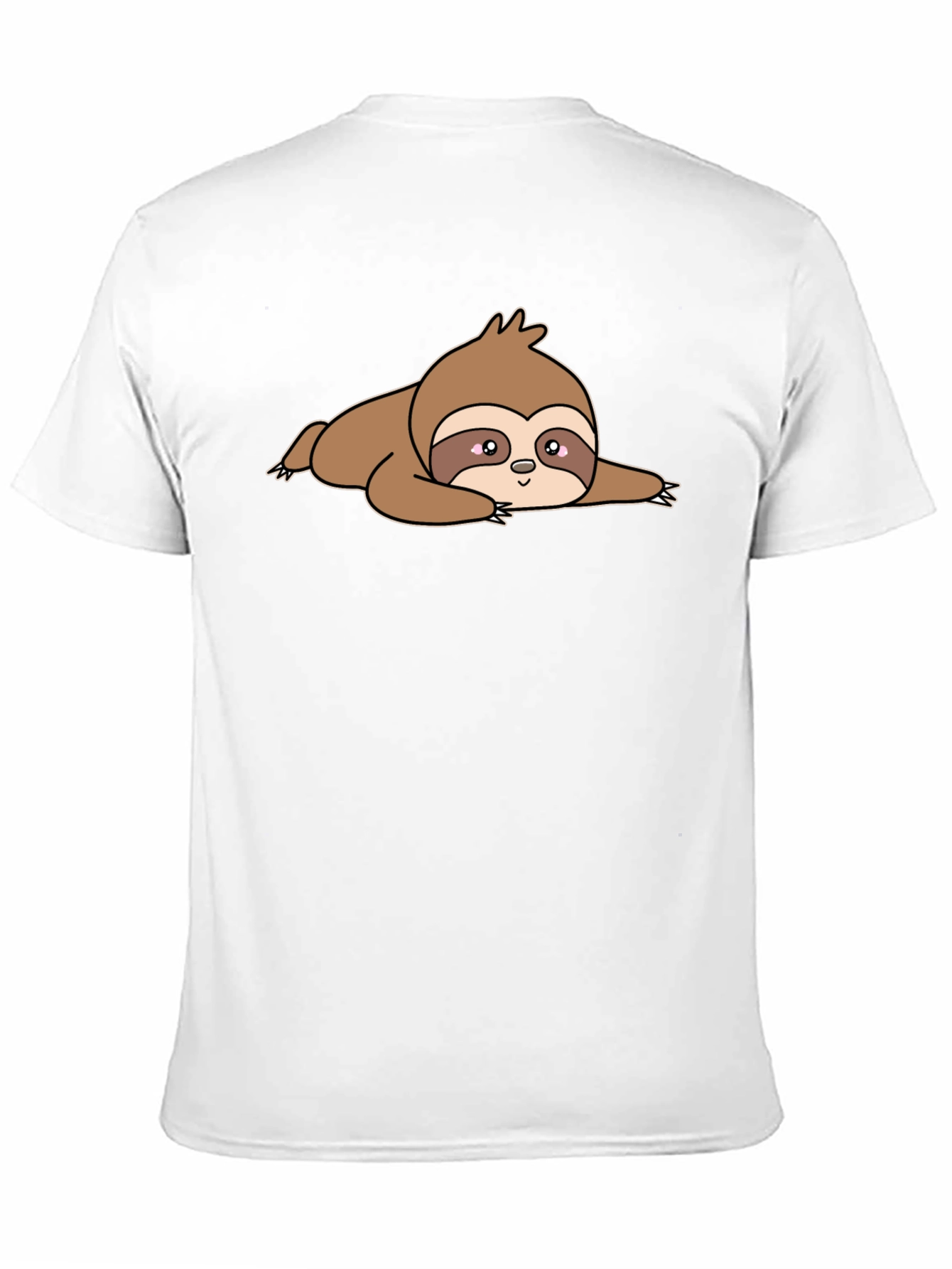 Black Lazy Sloth Graphic Tee - Comfort & Style view 11
