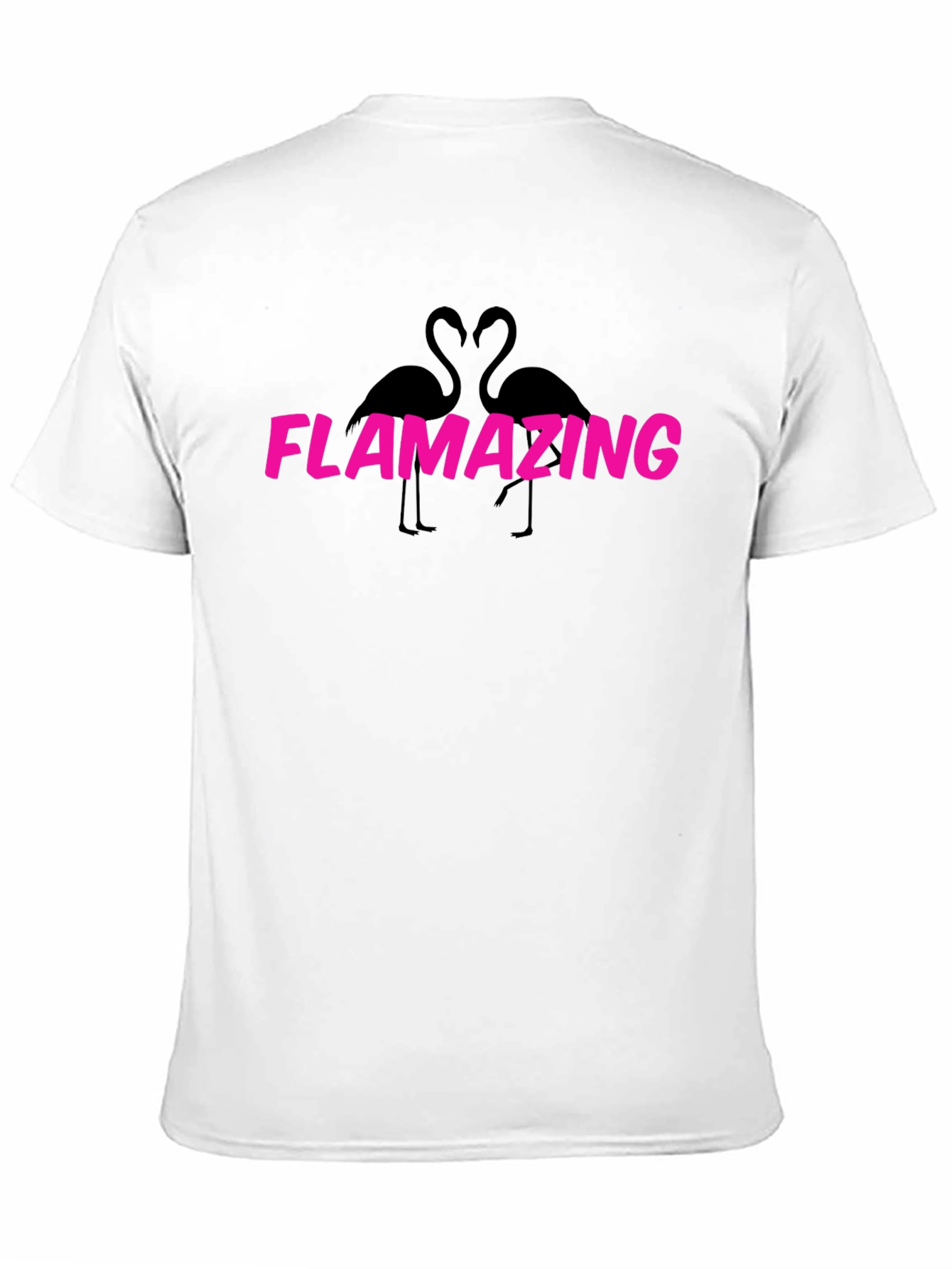Black Flamazing Flamingo Graphic Tee - Trendy & Fun! view 11