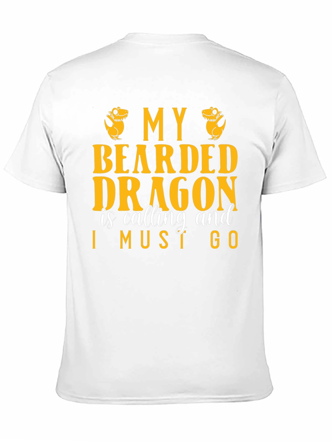 Black Bearded Dragon Calling Graphic Tee, Pet Lover T-Shirt view 11