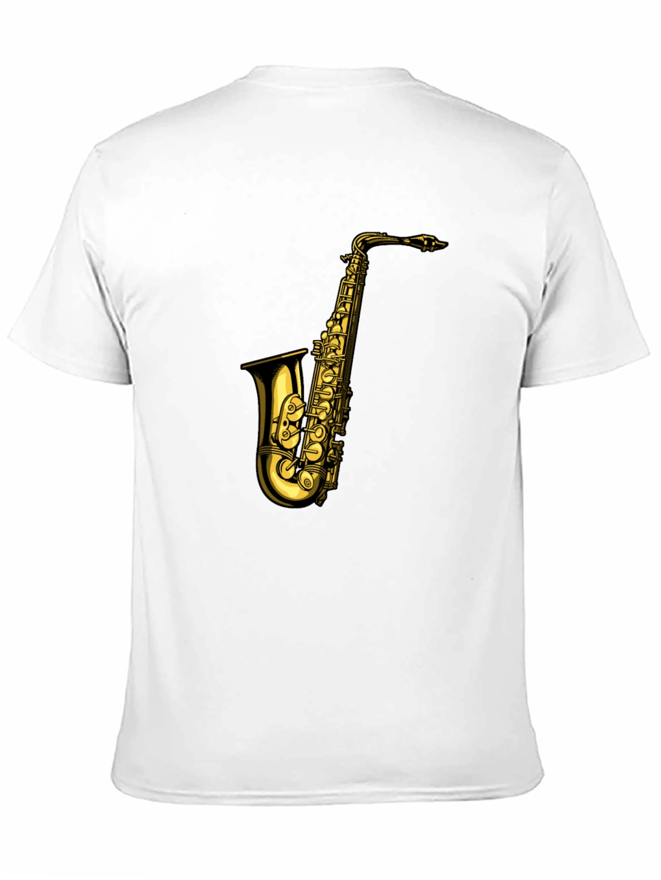 Black Saxophone Graphic T-Shirt - Black view 11