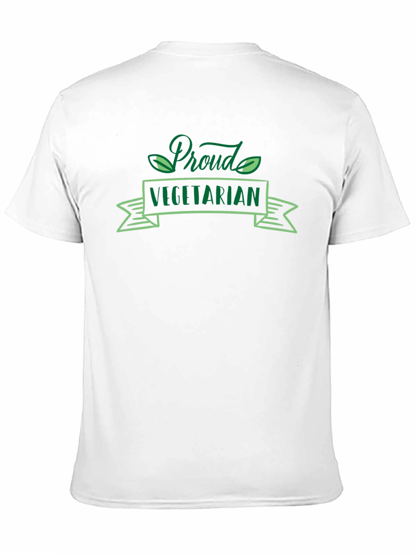 Black Proud Vegetarian Graphic T-Shirt view 11