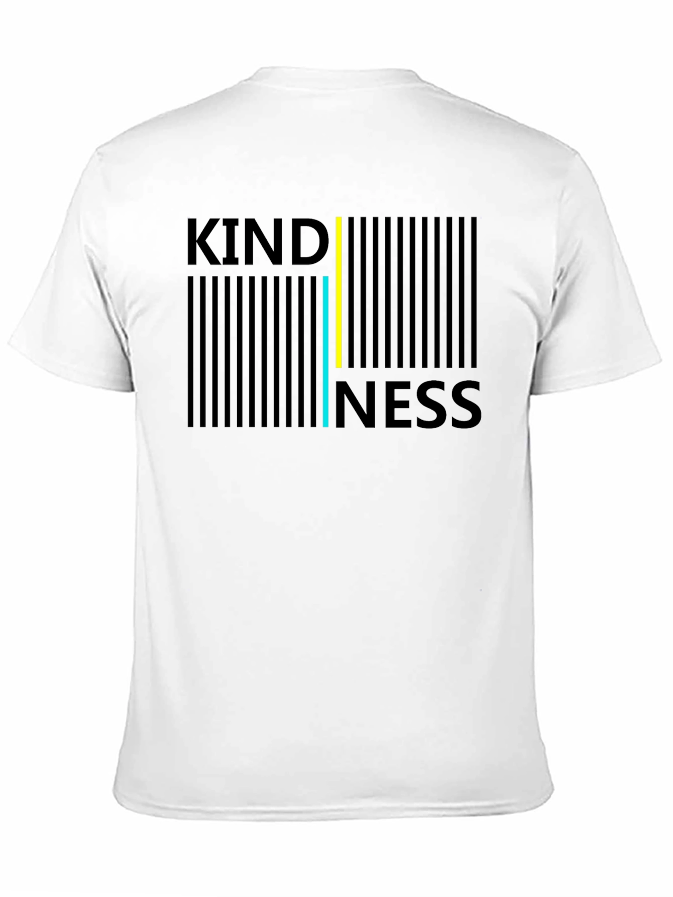 Black Kindness Barcode T-Shirt view 11