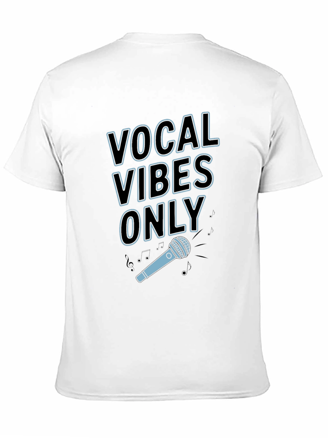Black Vocal Vibes Only Graphic T-Shirt - Black view 11