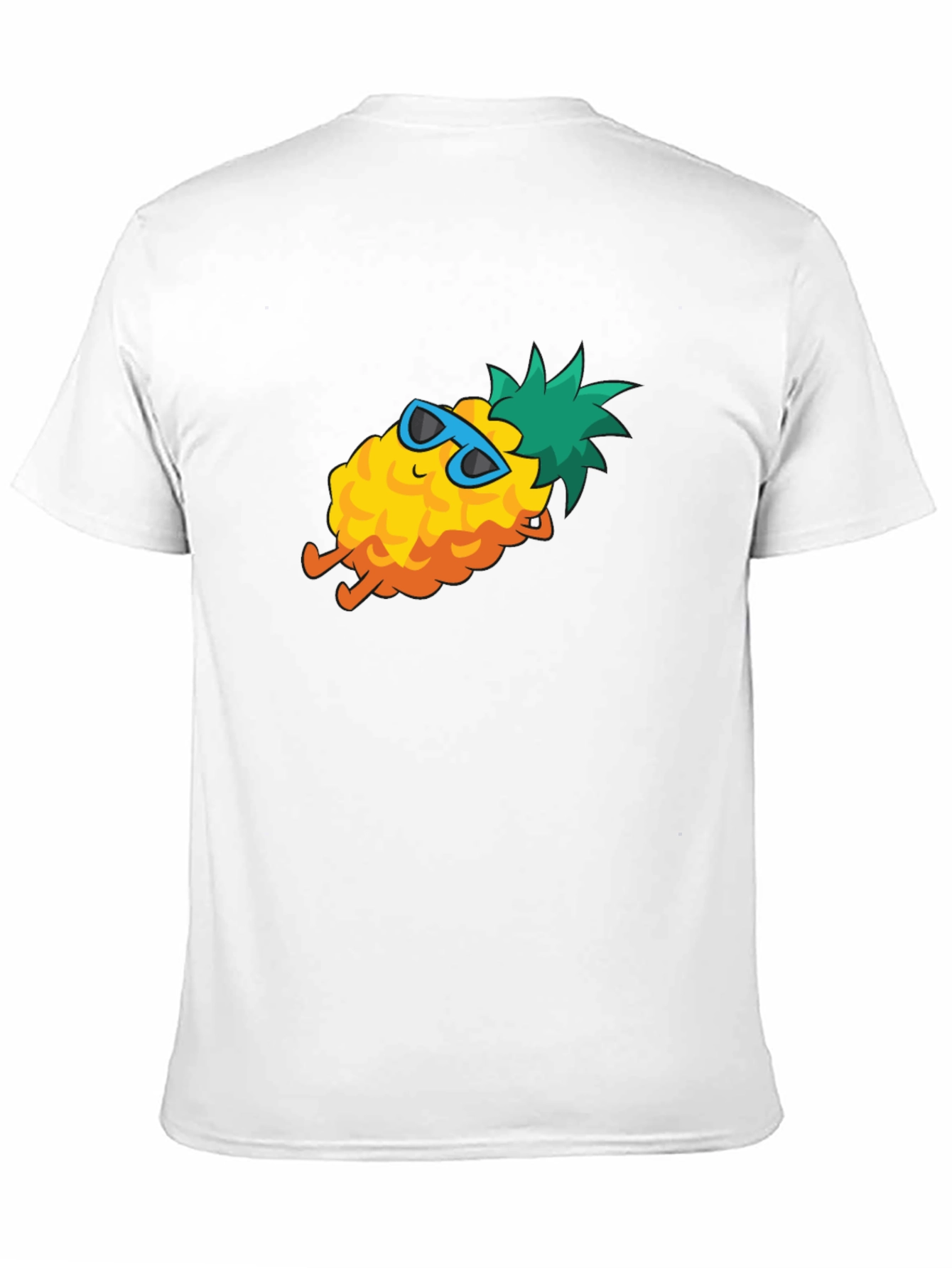 Black Cool Pineapple T-Shirt - Summer Vibes view 11