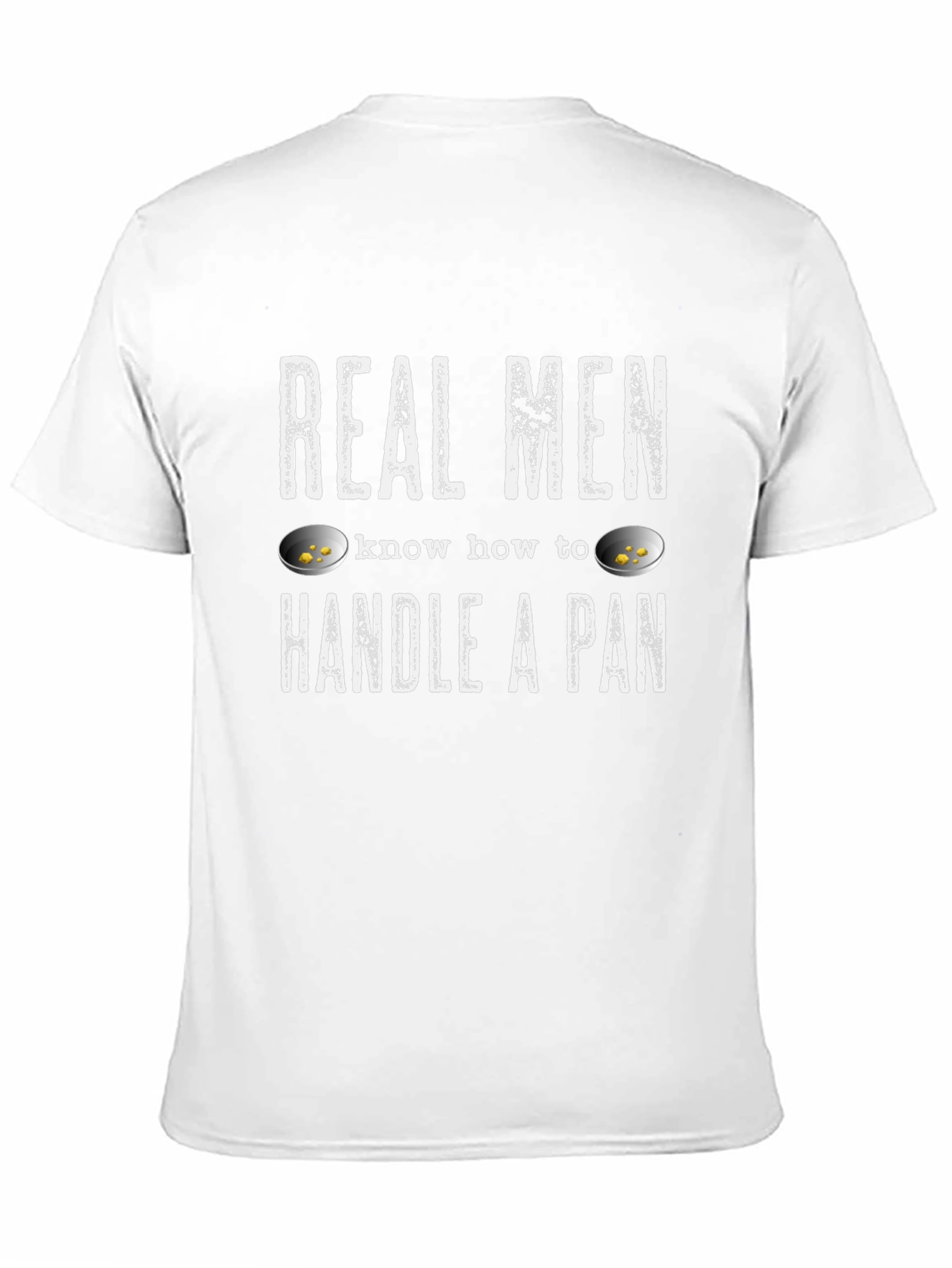 Black Real Men Handle a Pan T-Shirt - Gold Panning view 11