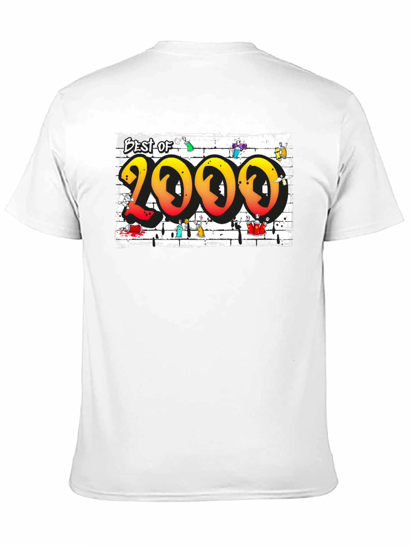 Black Best of 2000 Graffiti T-Shirt view 11