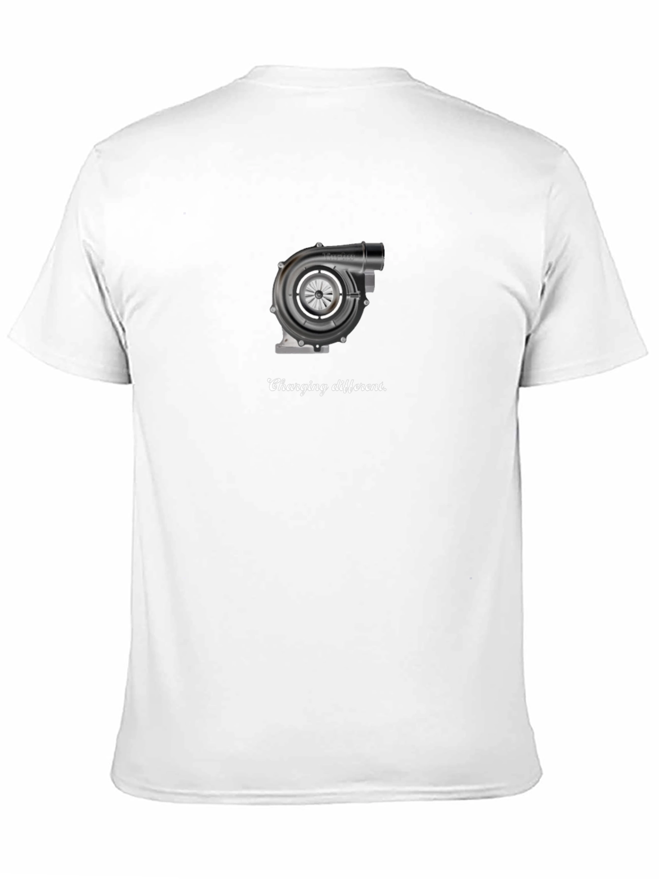 Black Charging Different Turbo T-Shirt - Black view 11