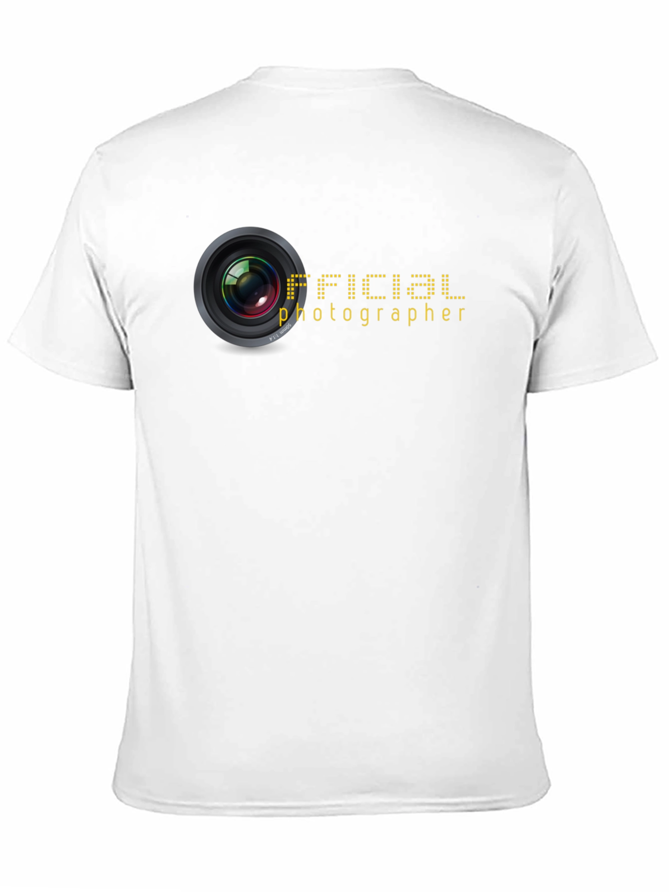 Black Official Photographer Graphic Black T-Shirt view 11