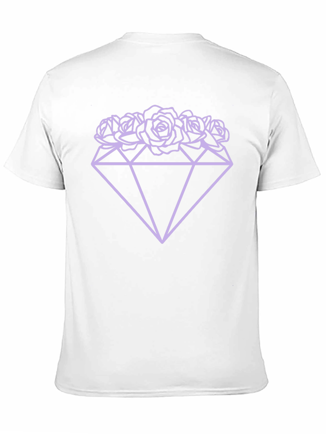 Black Diamond Roses Black T-Shirt view 11