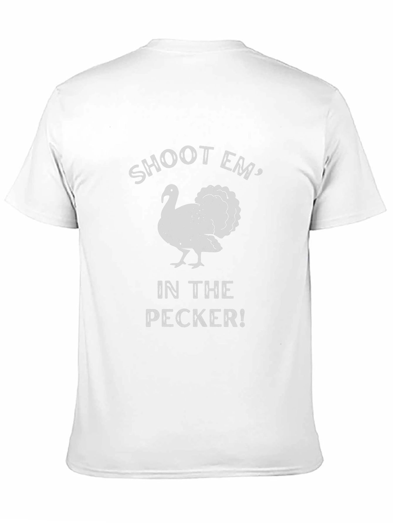 Black Shoot Em' Turkey Humor Graphic Tee view 11