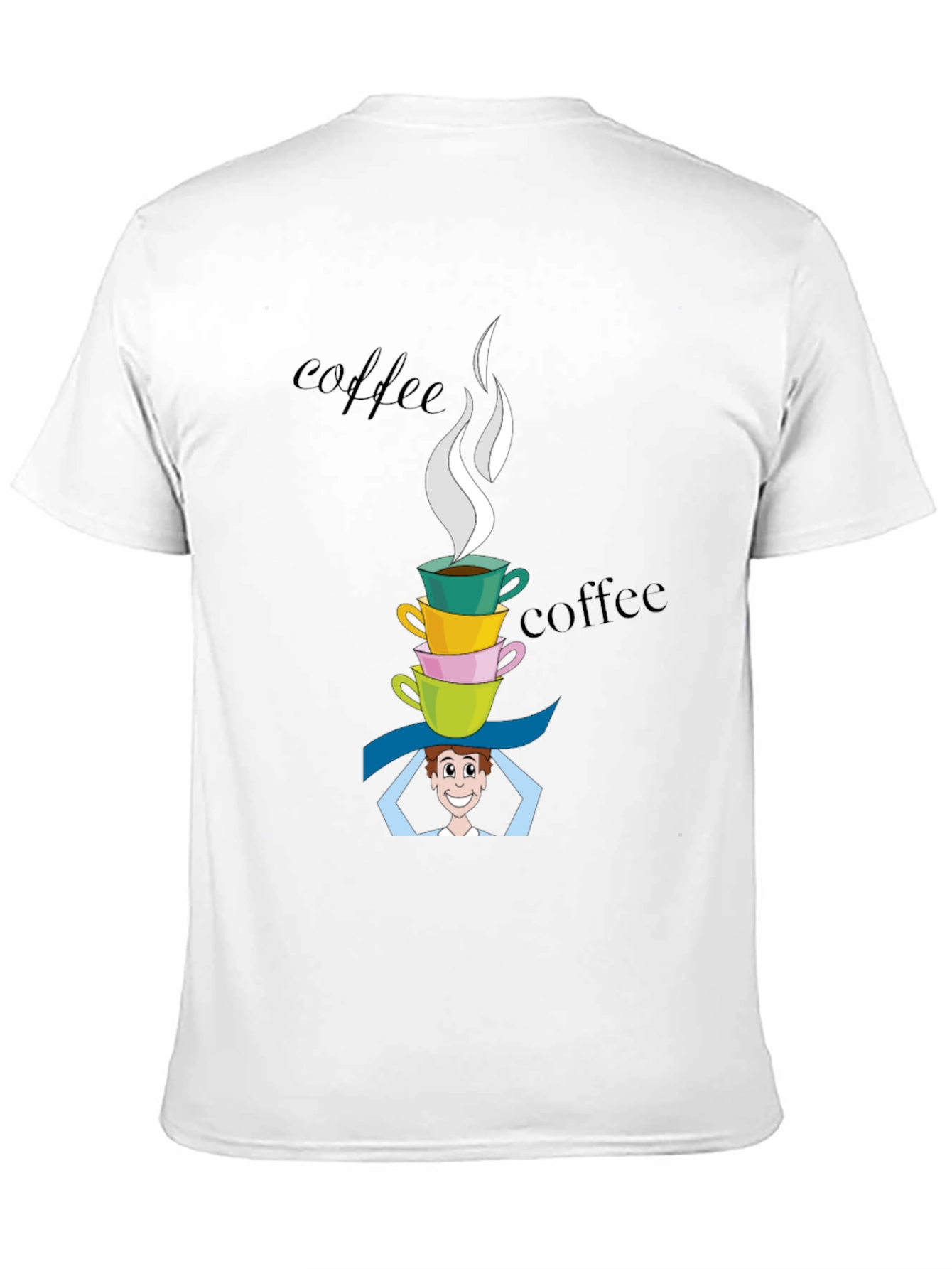 Black Coffee Stack Programmer T-Shirt view 11