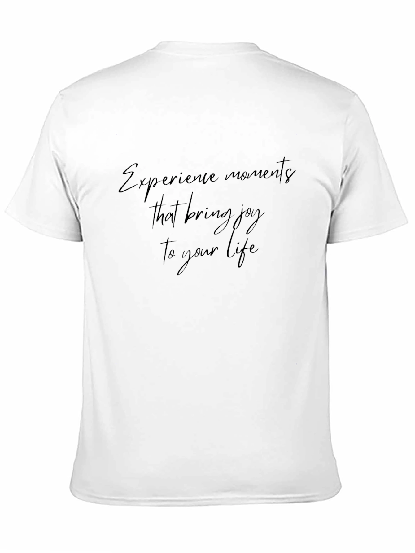 Black Joyful Moments Graphic Tee - Soft Cotton Blend view 11