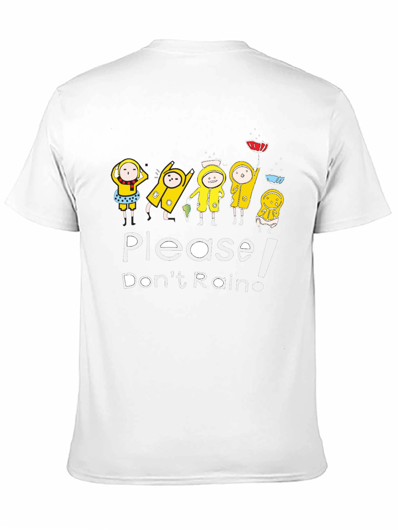 Black Please Don't Rain Graphic T-Shirt view 11