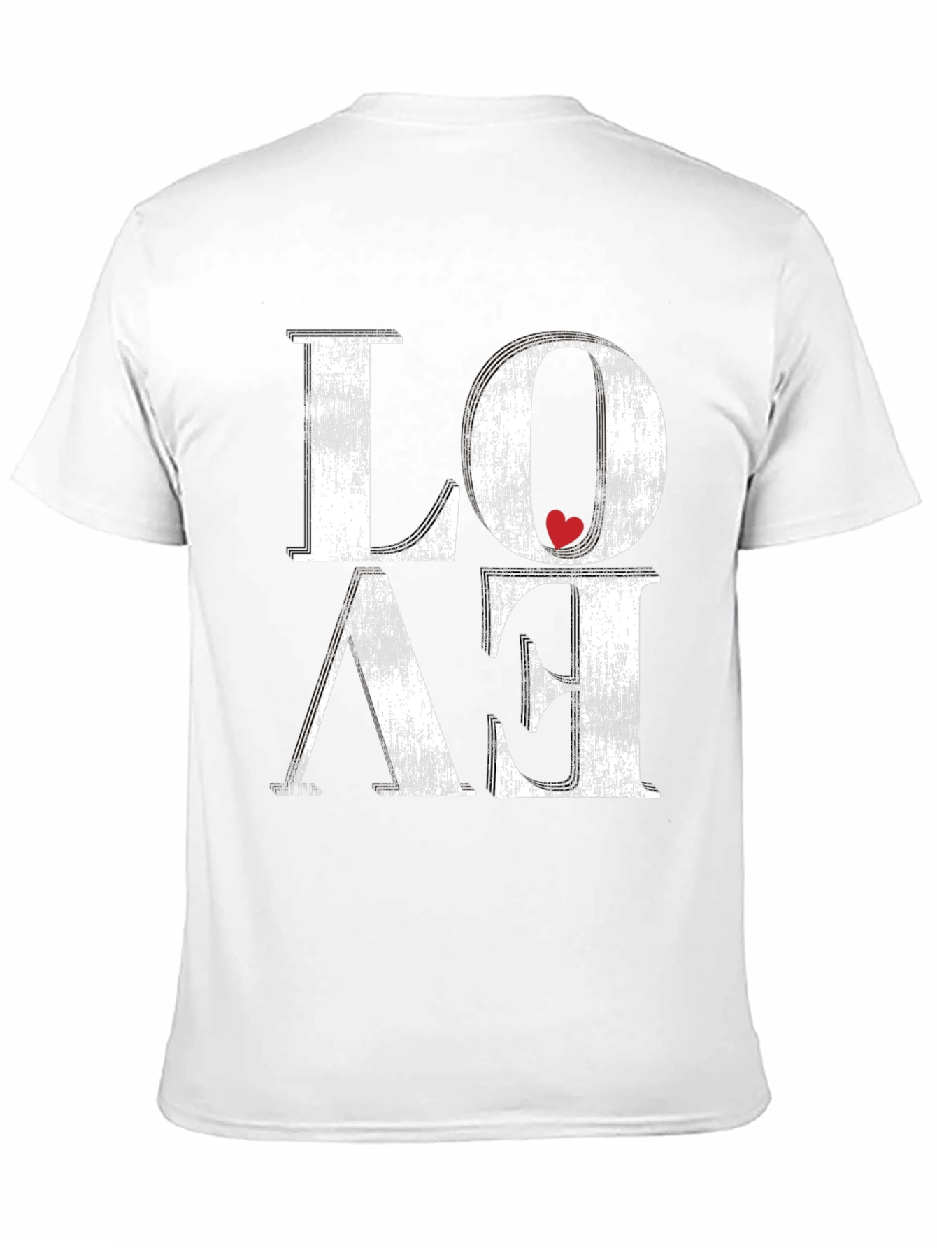 Black Love Graphic Tee - Distressed Print view 11