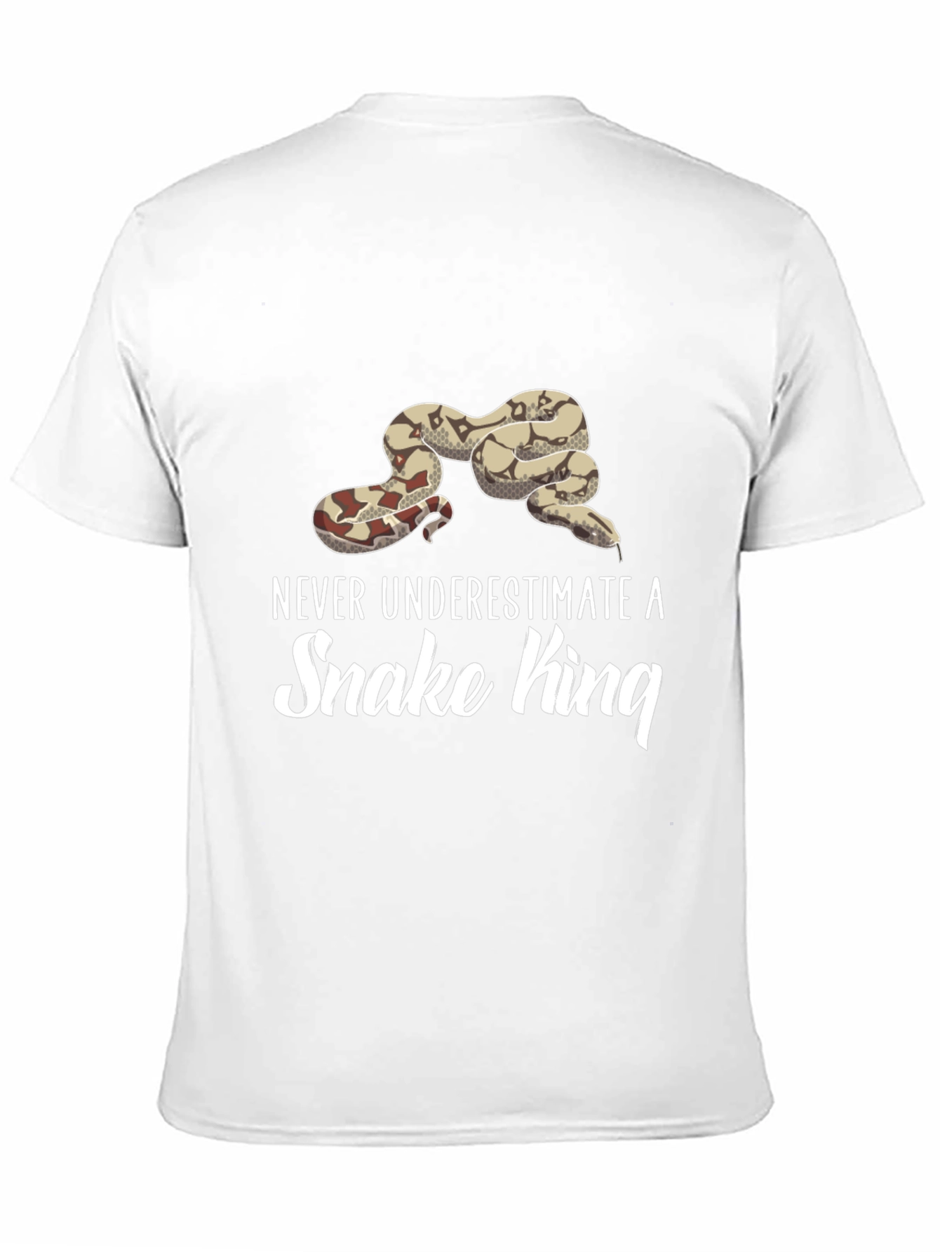 Black Snake King T-Shirt - Never Underestimate view 11