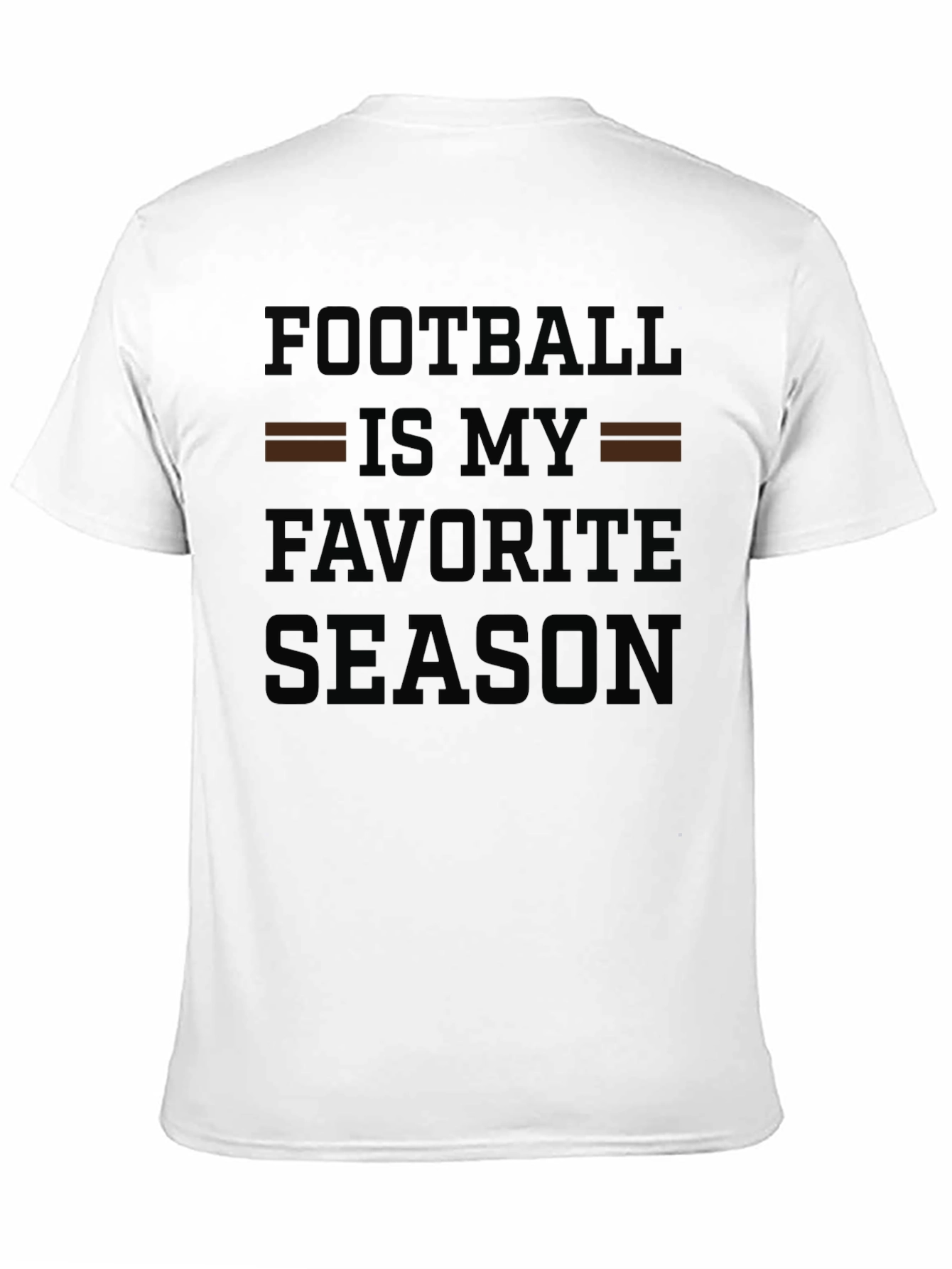 Black Football Is My Favorite Season T-Shirt view 11
