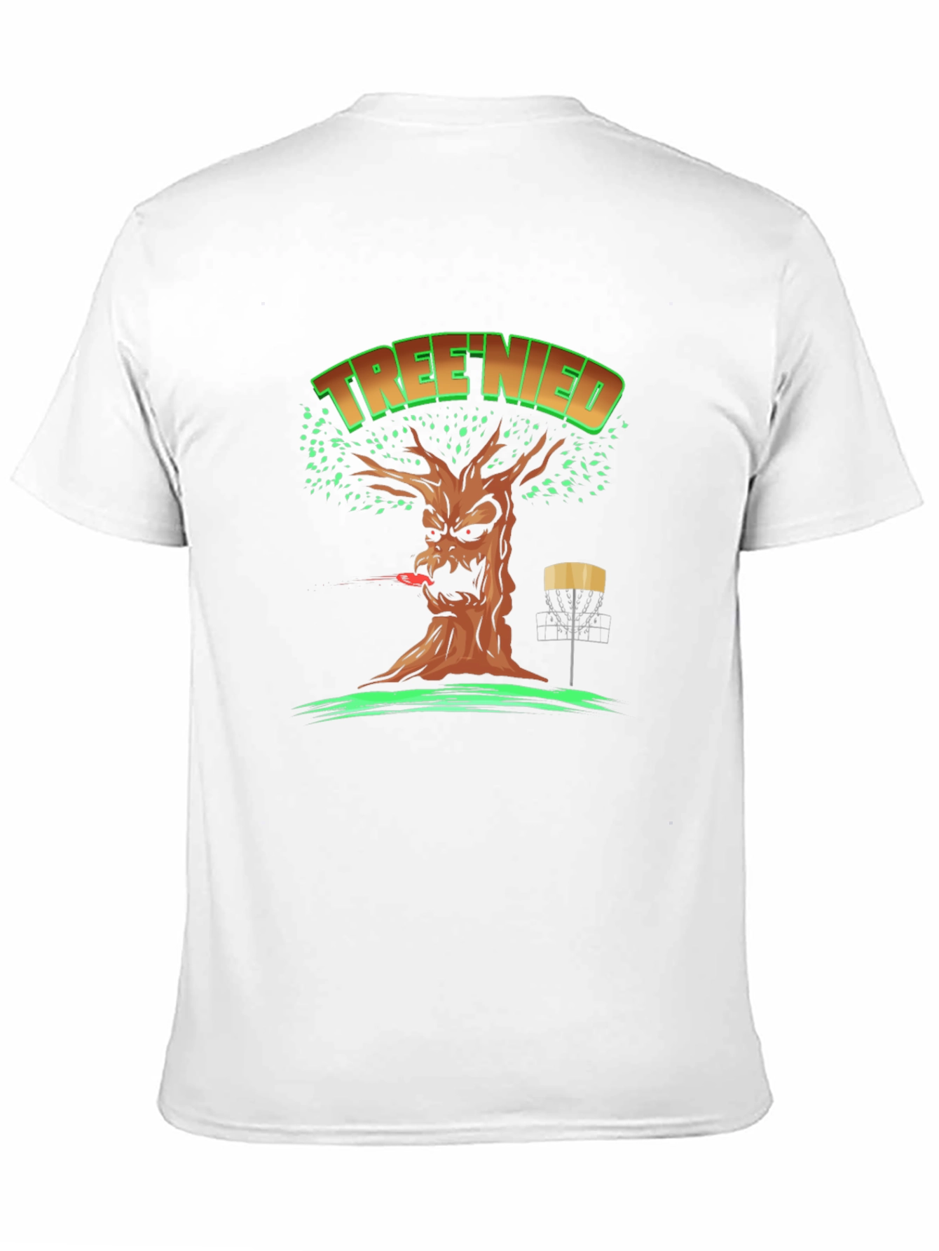 Black Tree'd Disc Golf T-Shirt view 11