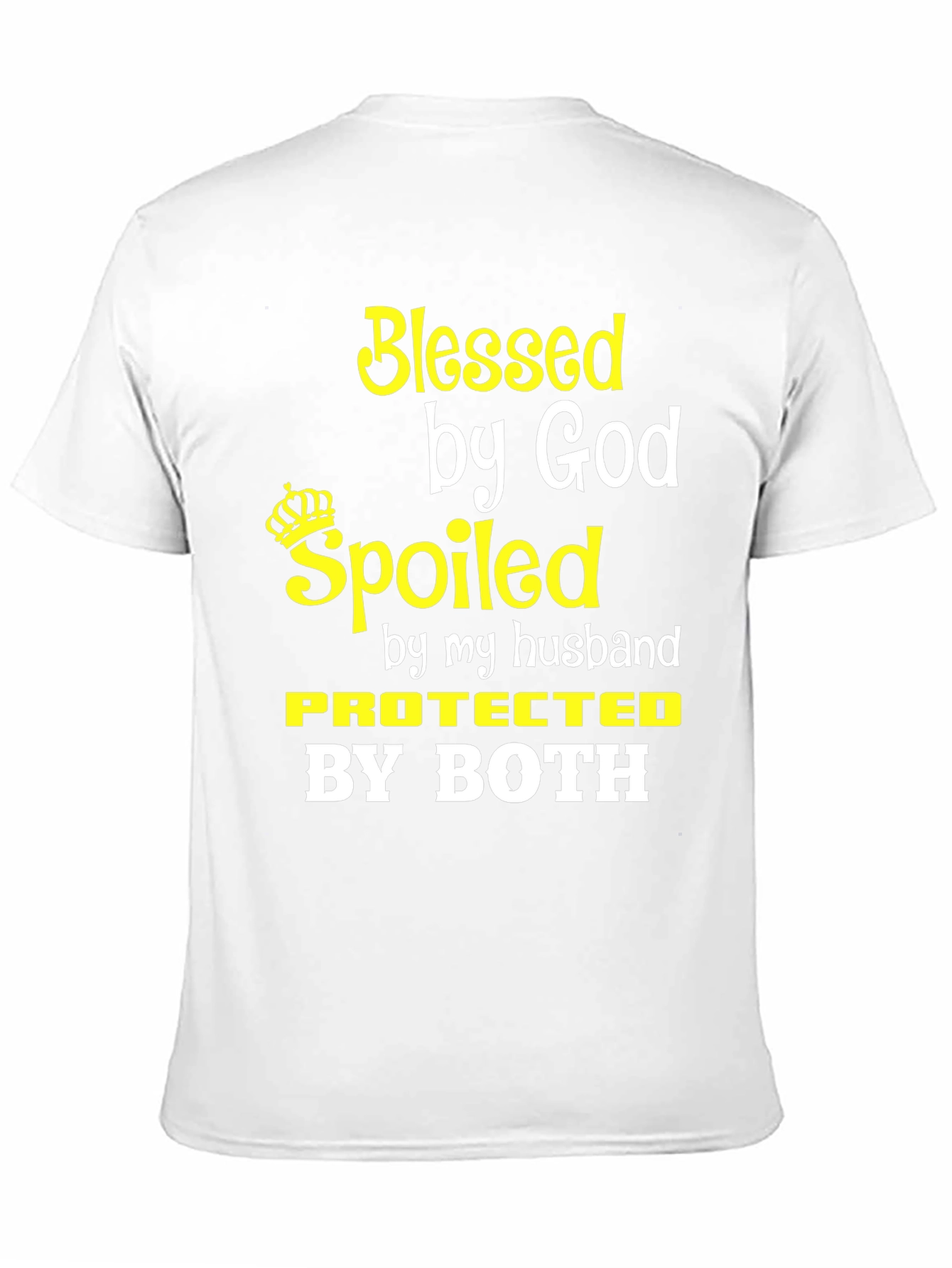 Black Blessed Spoiled Protected T-Shirt view 11