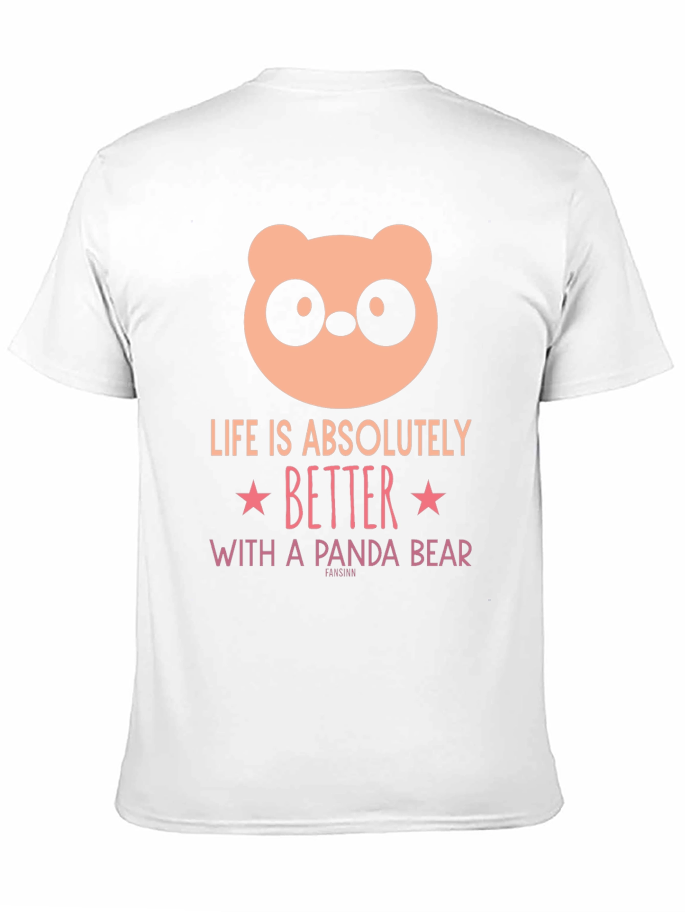 Black Panda Bear Graphic Tee - Life is Better view 11