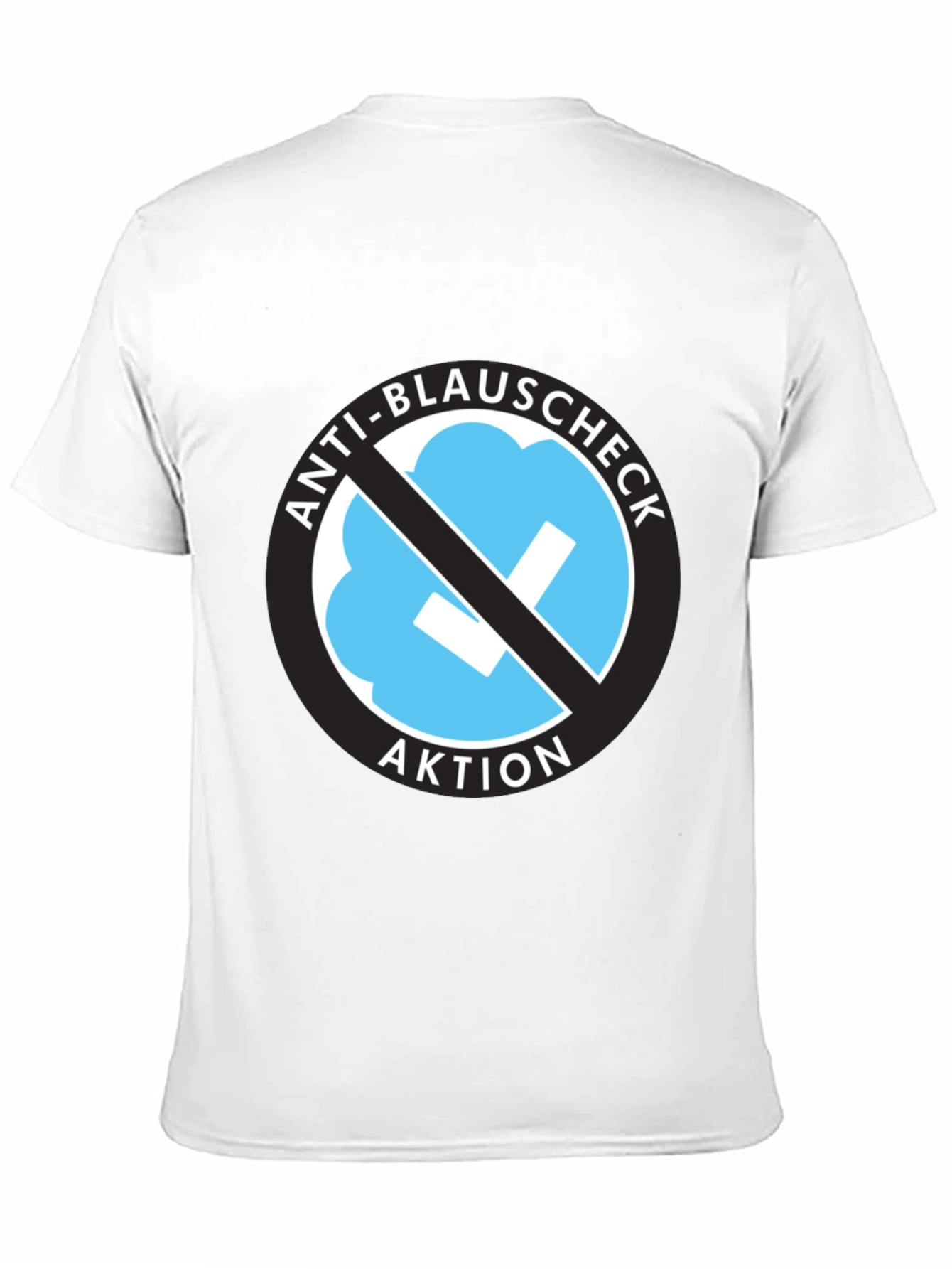 Black Anti-Blauschcheck T-Shirt view 11